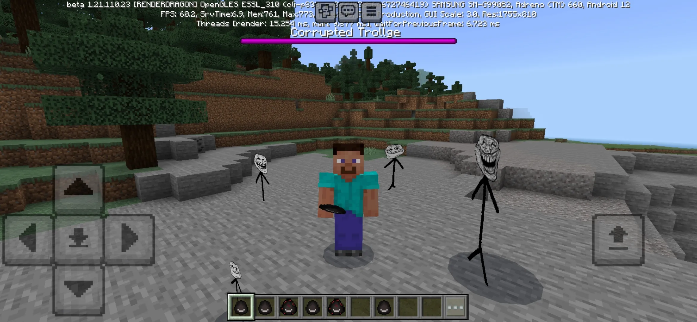 Enemies from Trollge Mod for Minecraft PE
