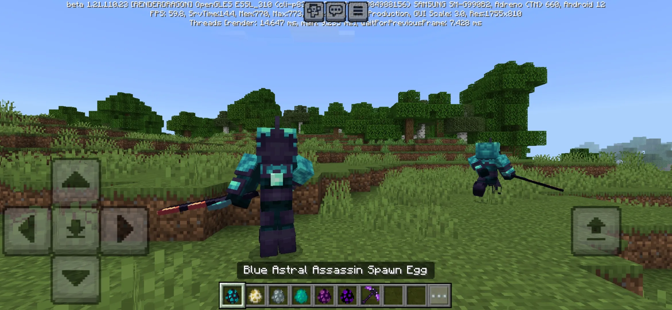 Enemy from Abyssal Ascent Mod for Minecraft PE