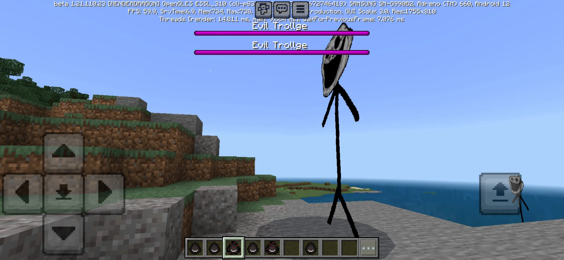 Evil from Trollge Mod for Minecraft PE
