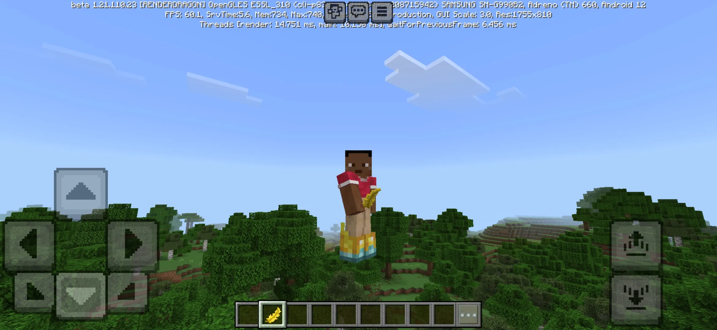 Features from Cloud Boots Mod for Minecraft PE