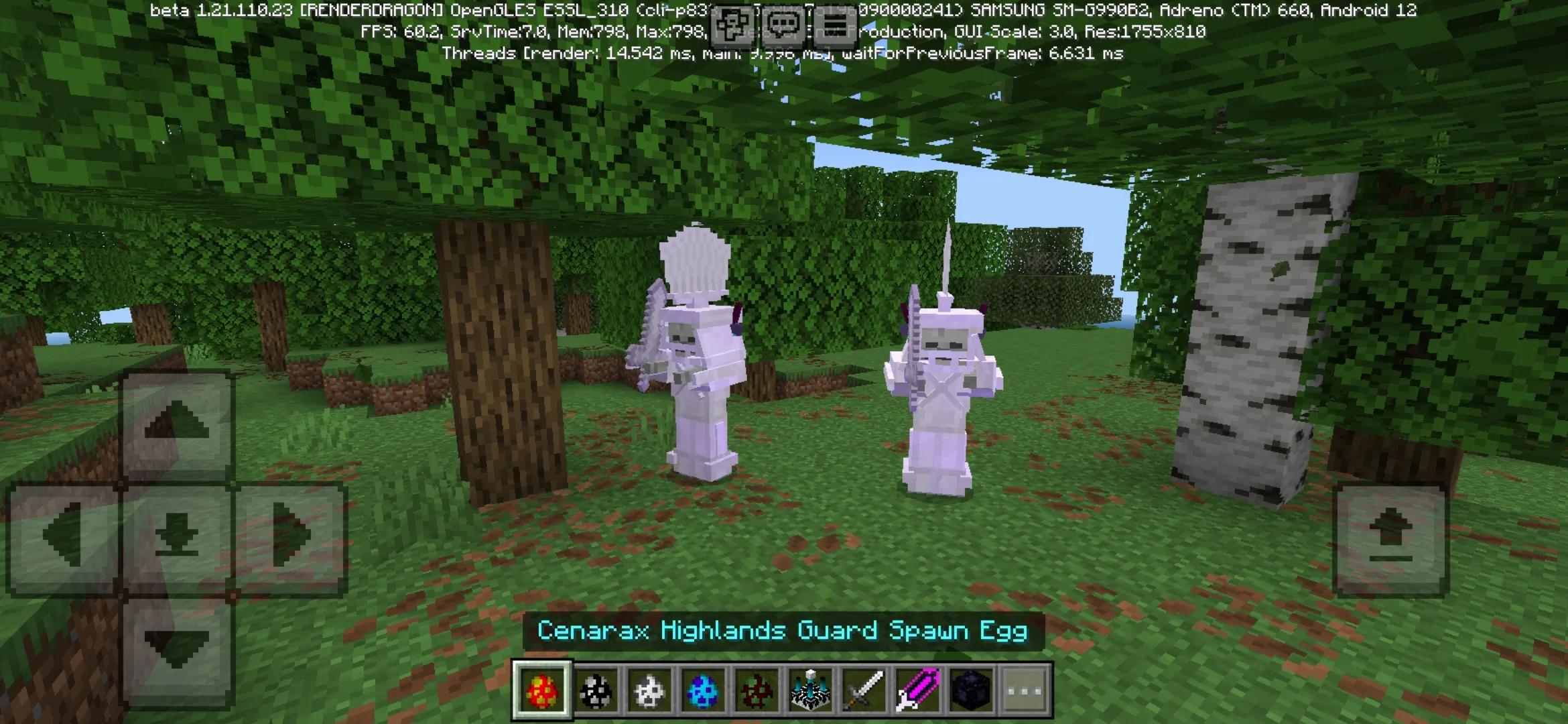 Guard from Legends of Cenarax Mod for Minecraft PE