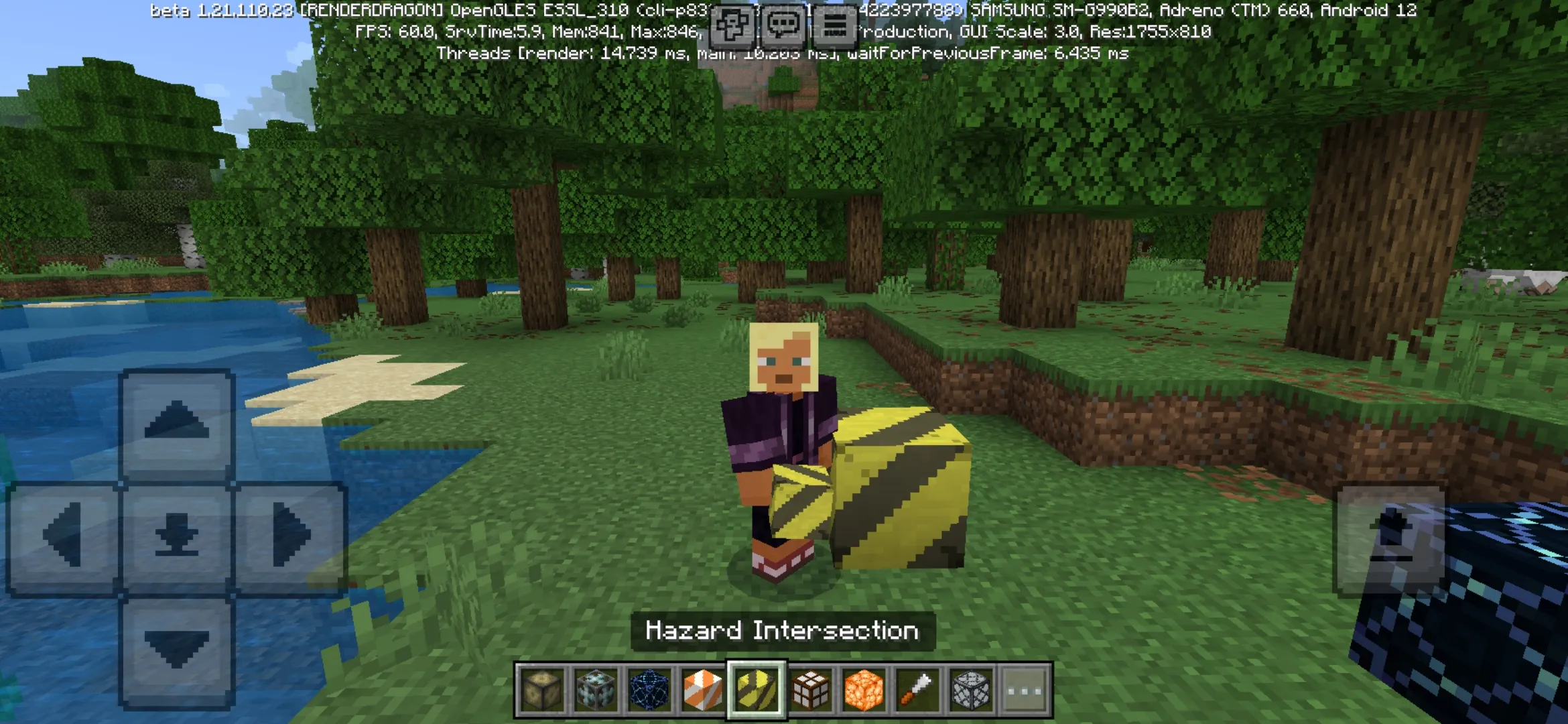 Hazard from Chisel Mod for Minecraft PE