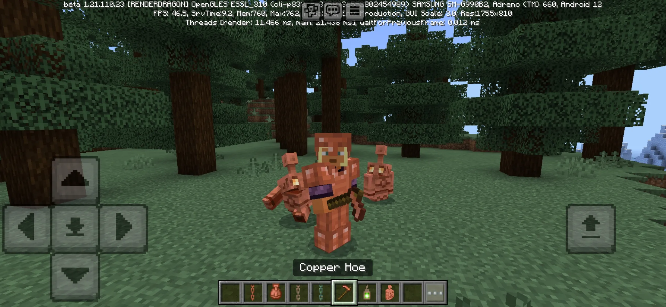 Hoe from Minecraft PE 1.21