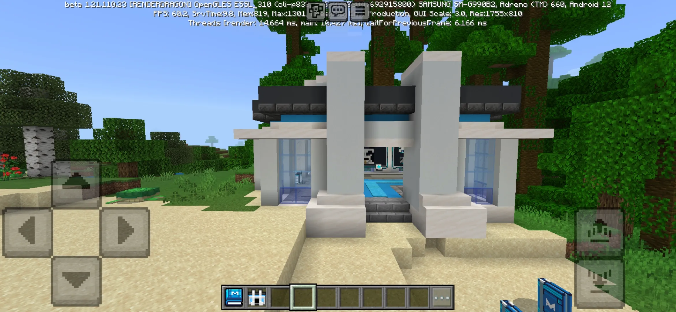 House from Building Houses Mod for Minecraft PE