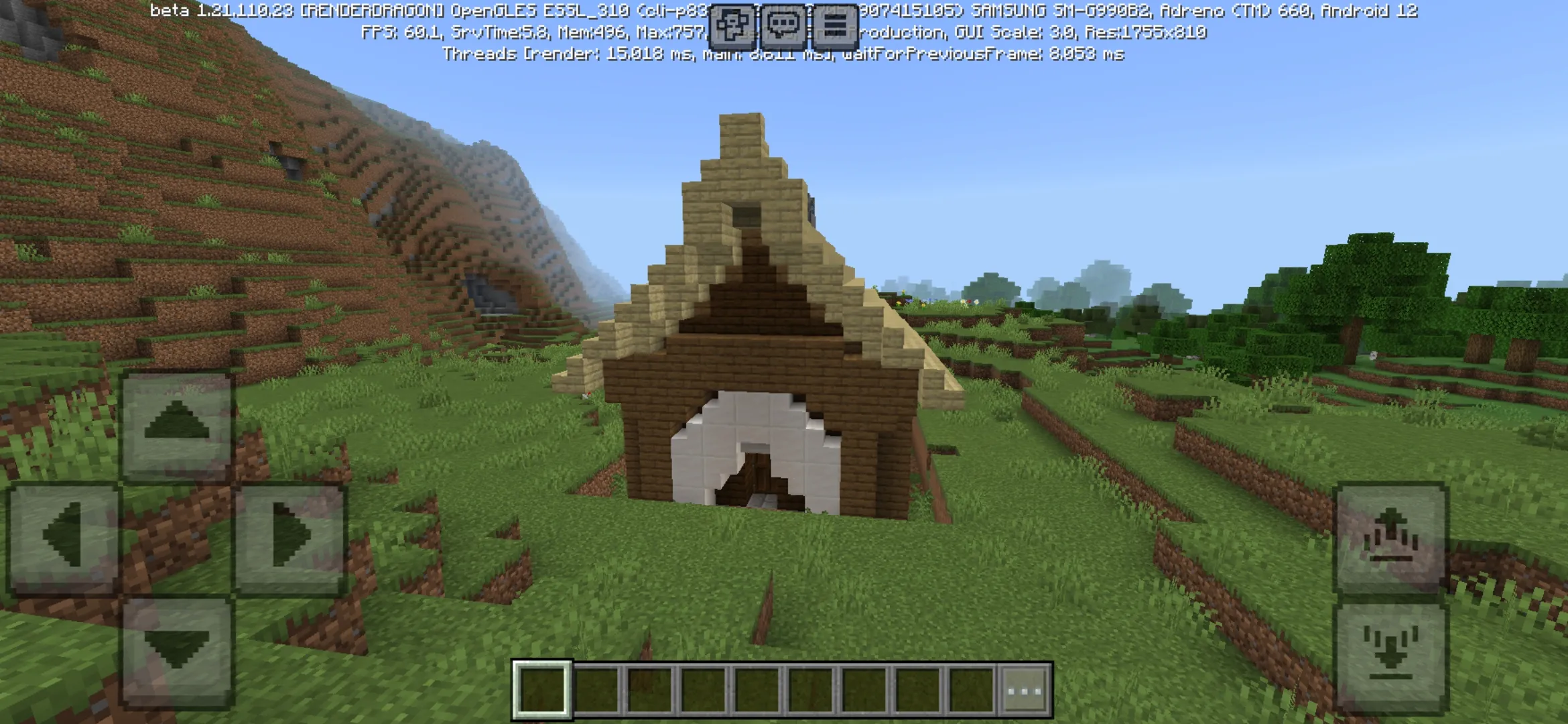 House from Ruin Structures Mod for Minecraft PE