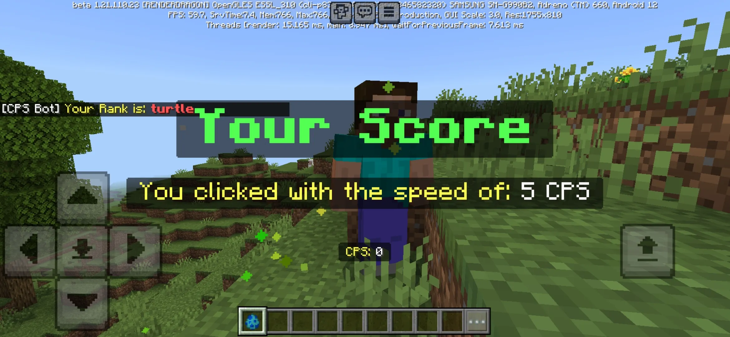 Info from CPS Mod for Minecraft PE