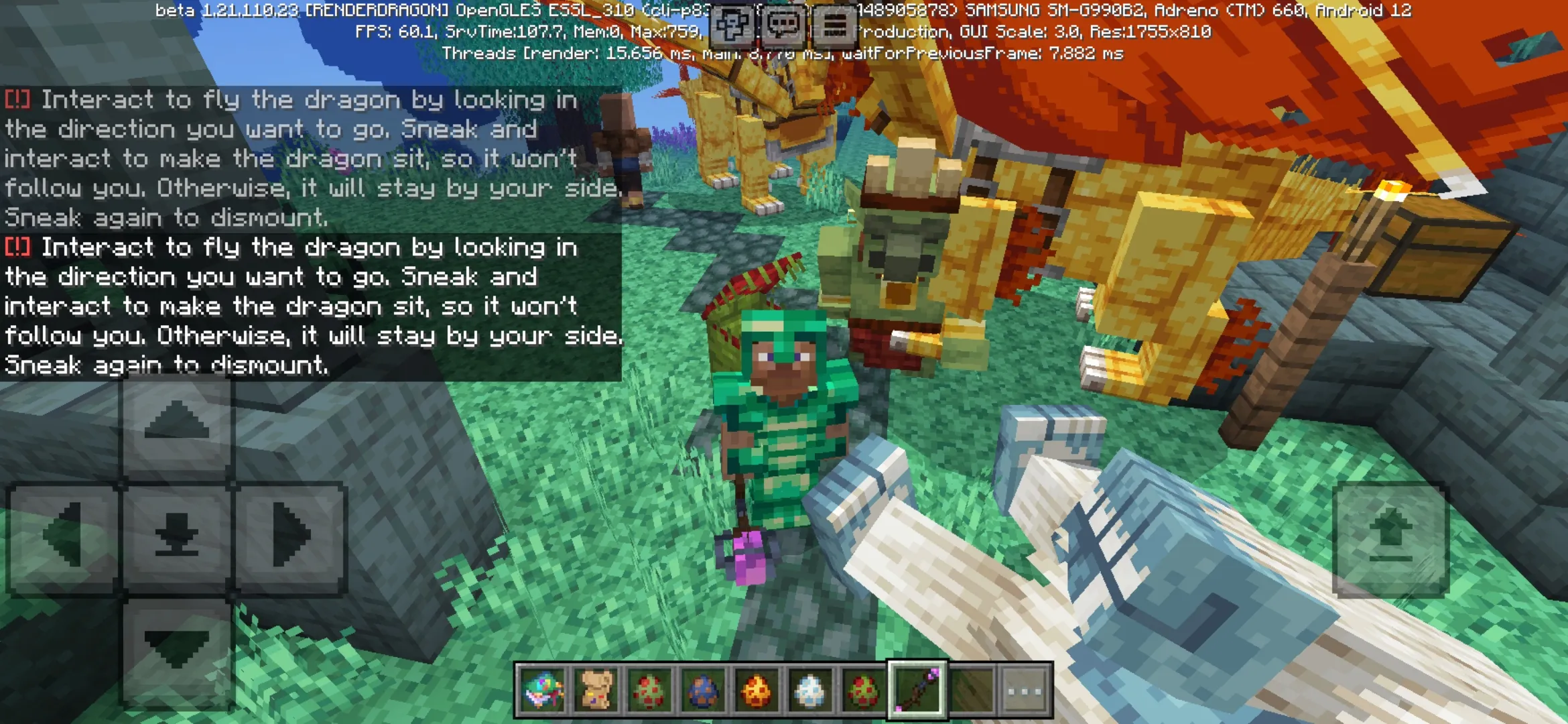 Info from Theia Dimension Mod for Minecraft PE