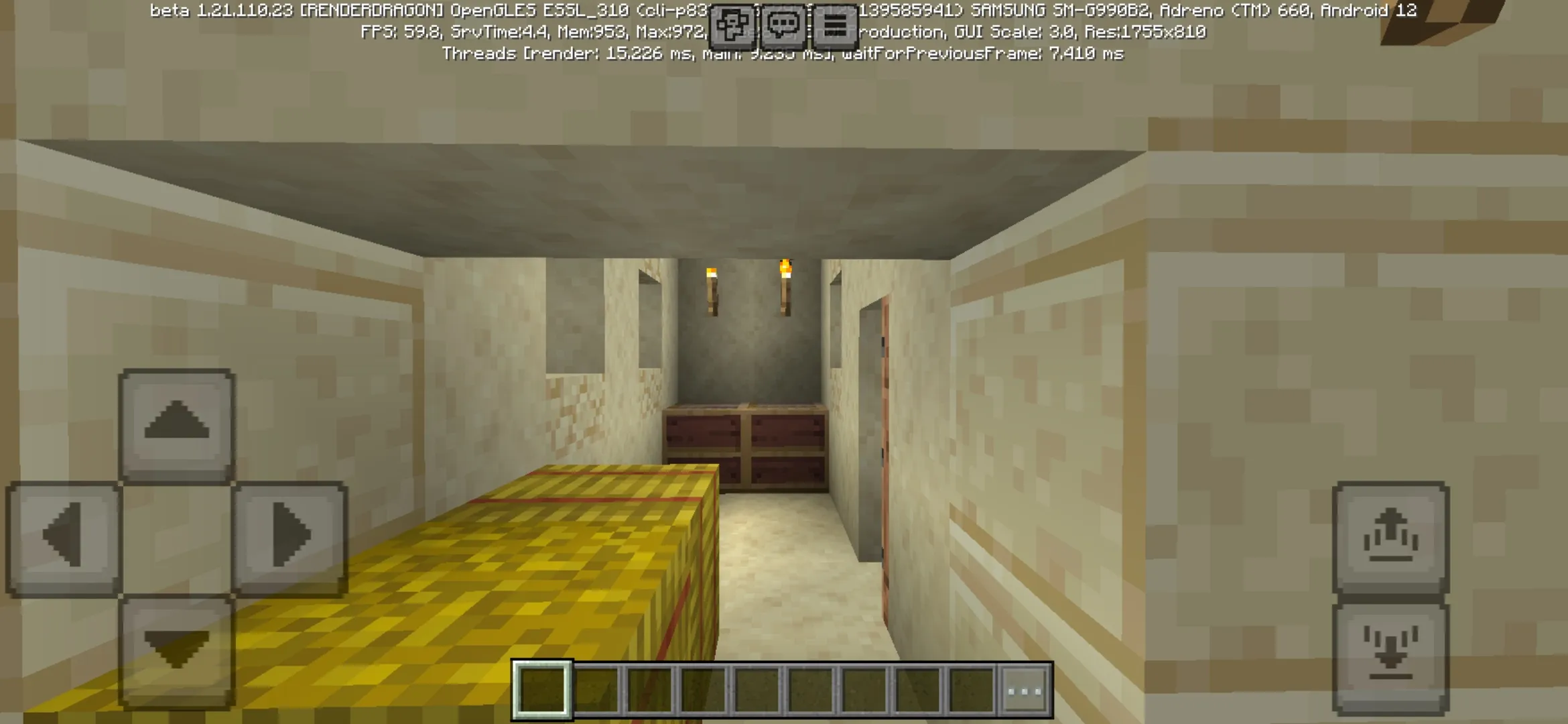 Inside from Village Generator Mod for Minecraft PE