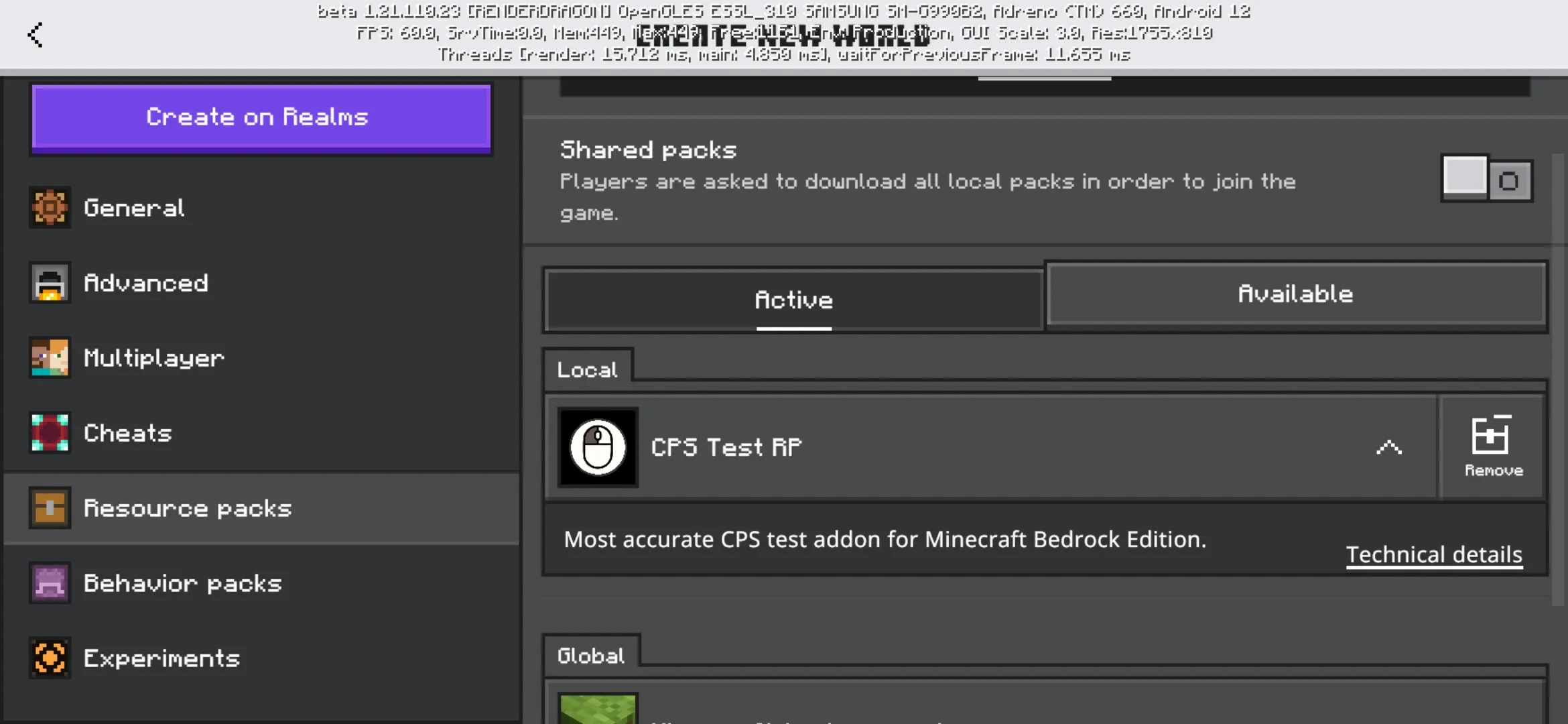 Install from CPS Mod for Minecraft PE