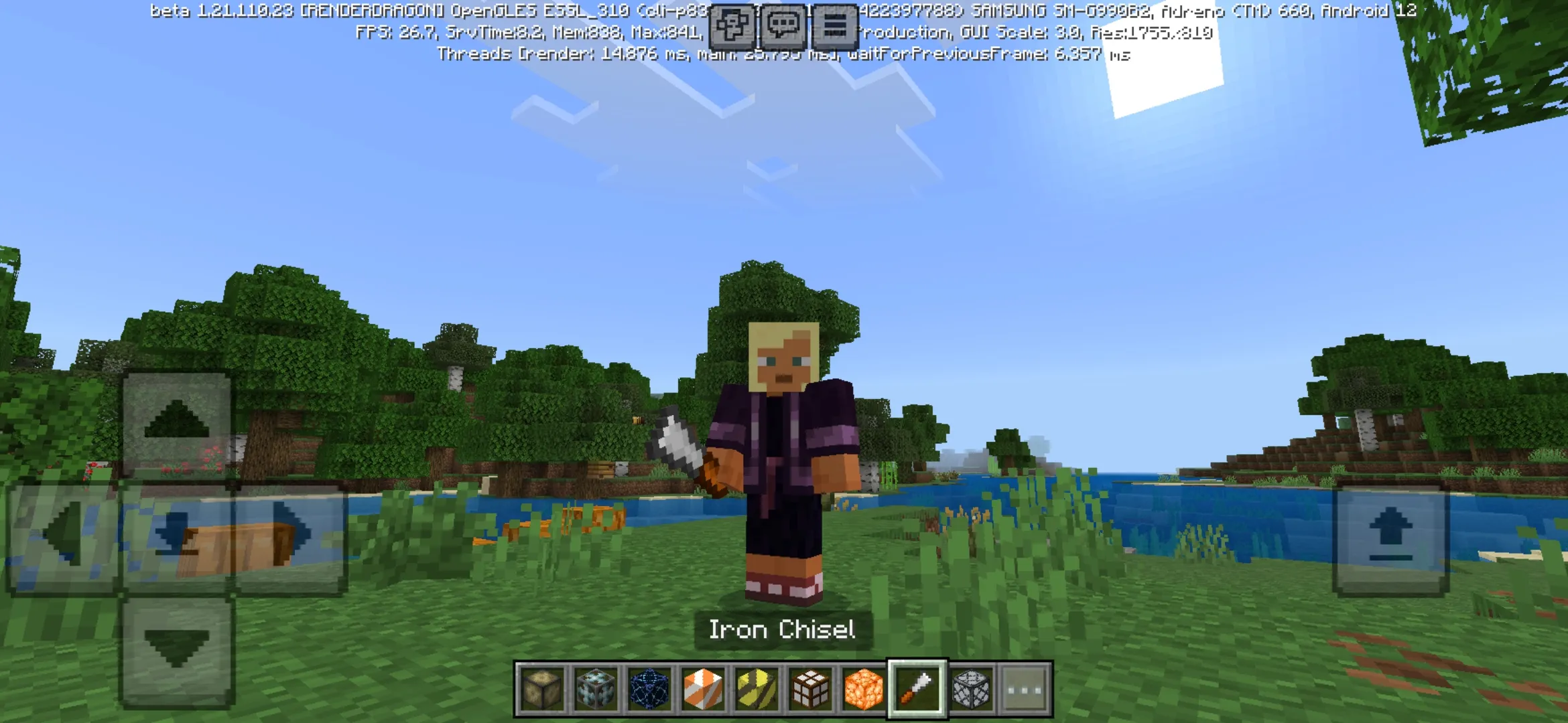 Iron from Chisel Mod for Minecraft PE