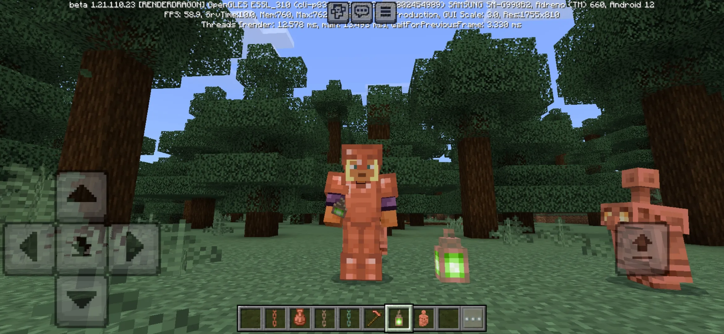 Lantern from Minecraft PE 1.21