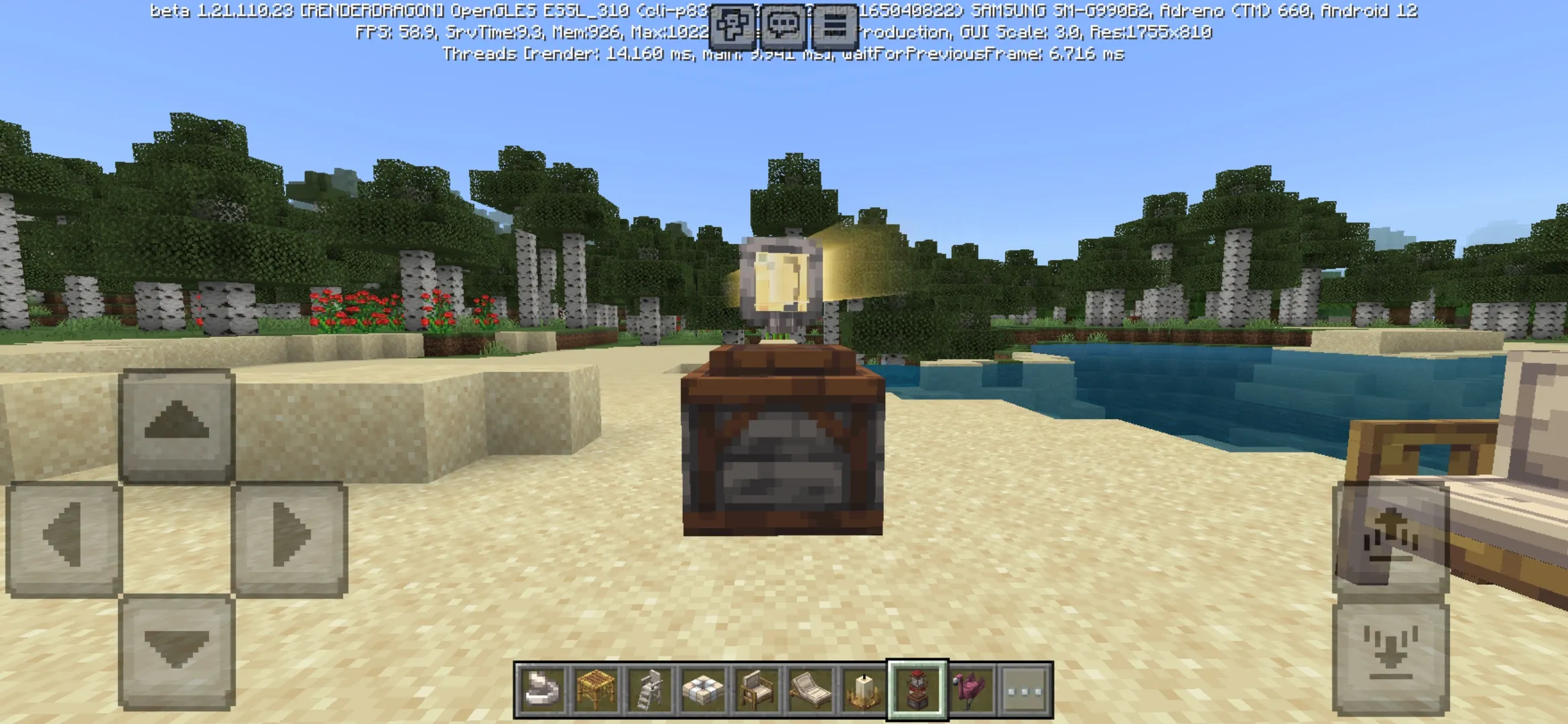 Lighthouse from Beachside Furniture Mod for Minecraft PE
