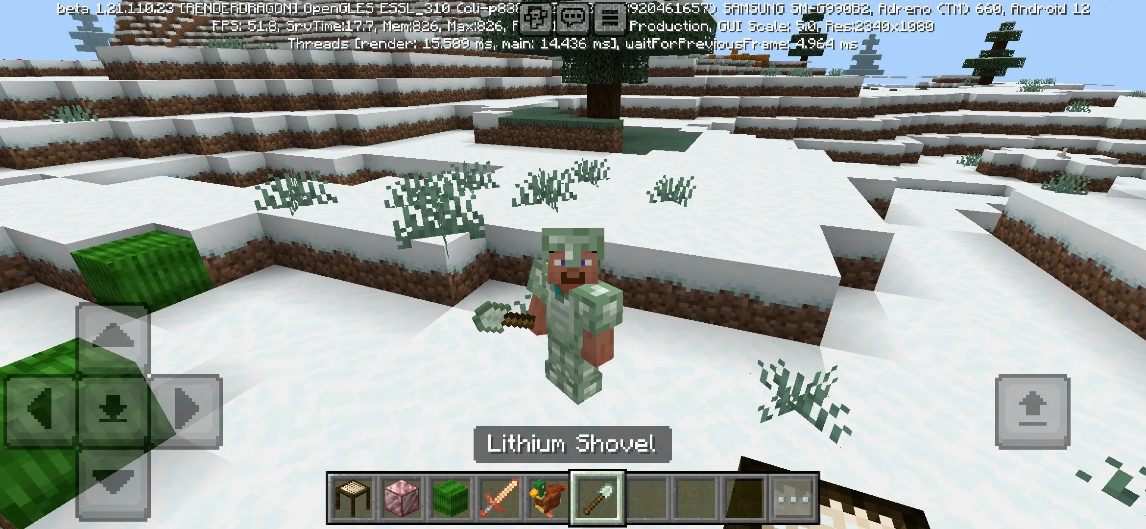 Lithium from Aurorian Craft Mod for Minecraft PE