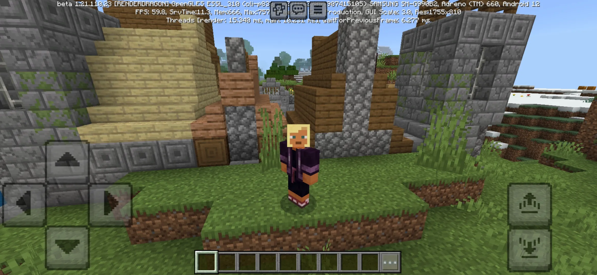 Location from Ruin Structures Mod for Minecraft PE