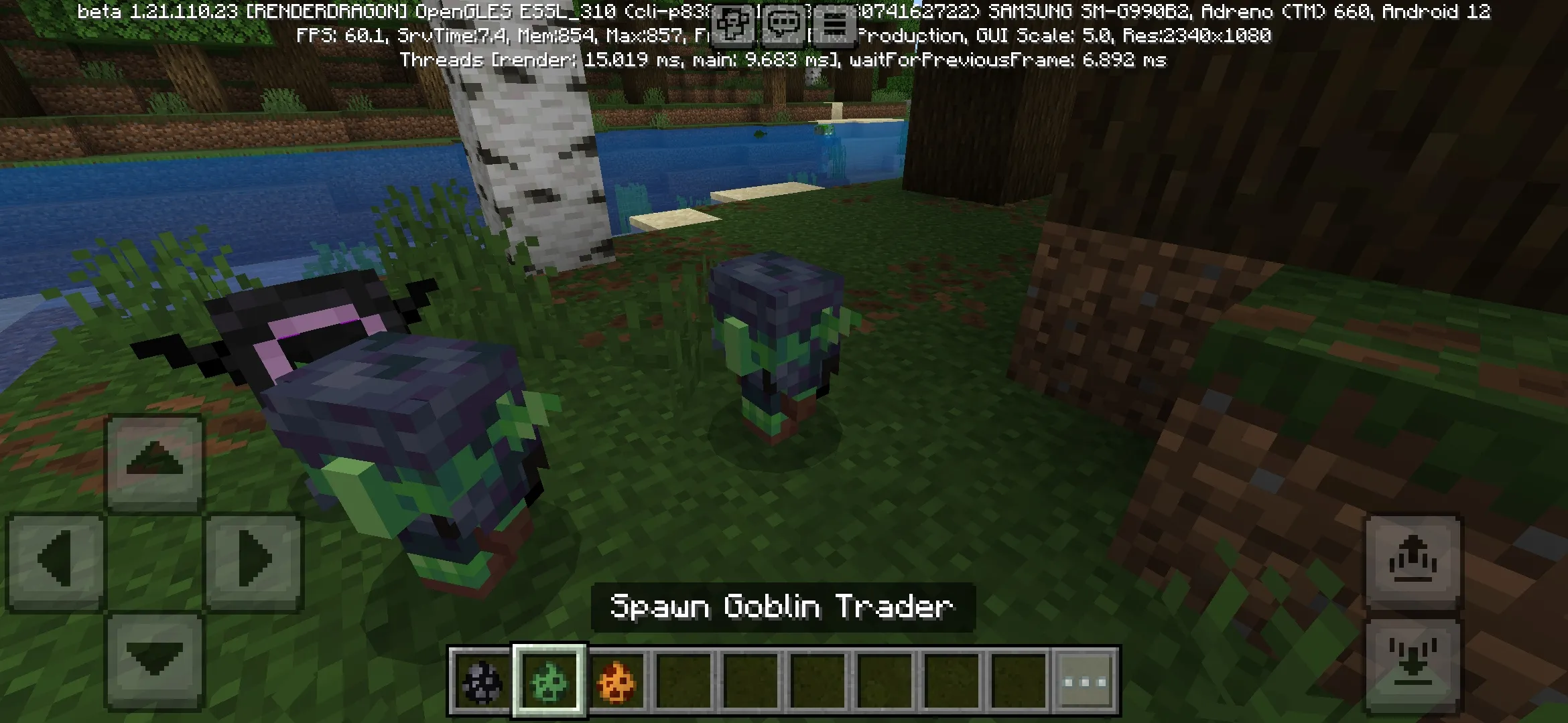 Mob from Goblin Trader Mod for Minecraft PE