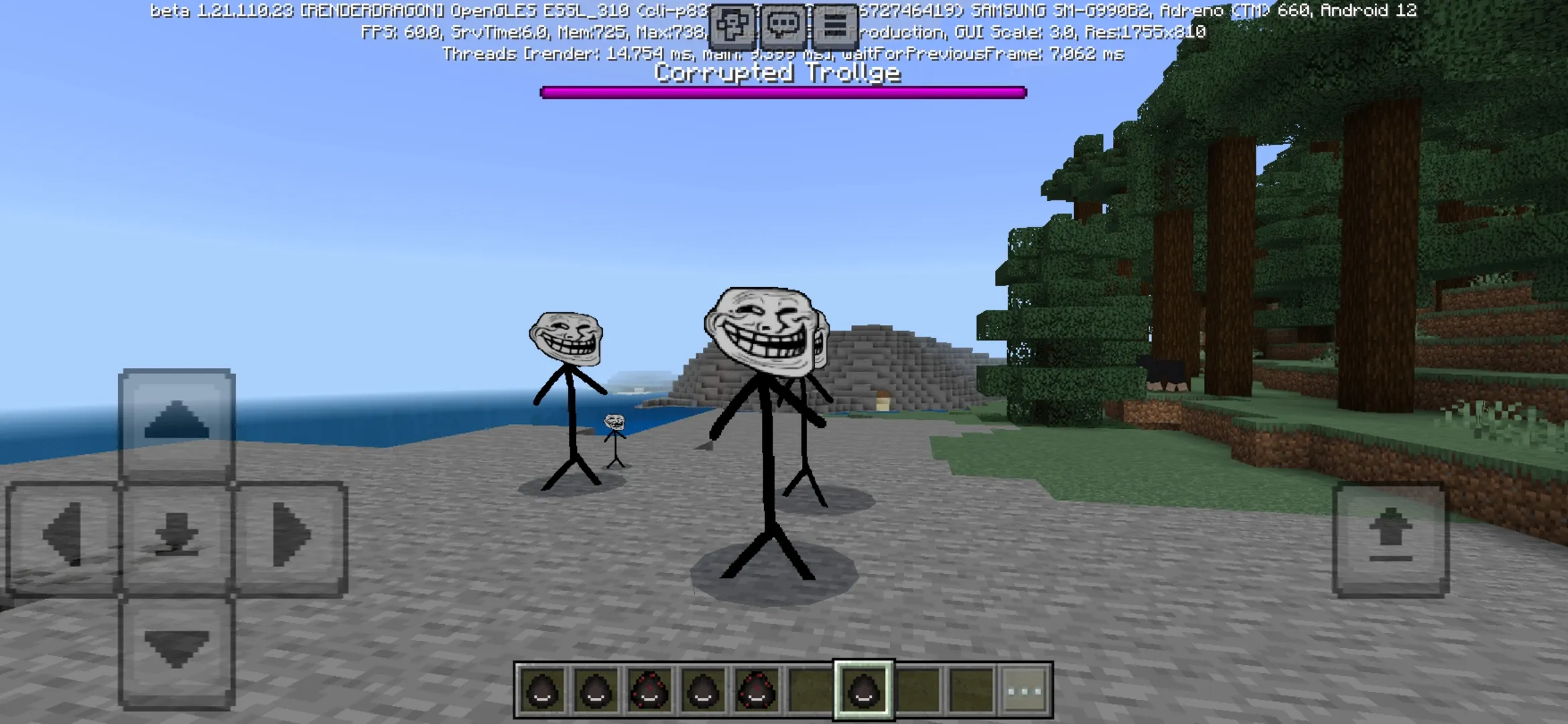 Mobs from Trollge Mod for Minecraft PE
