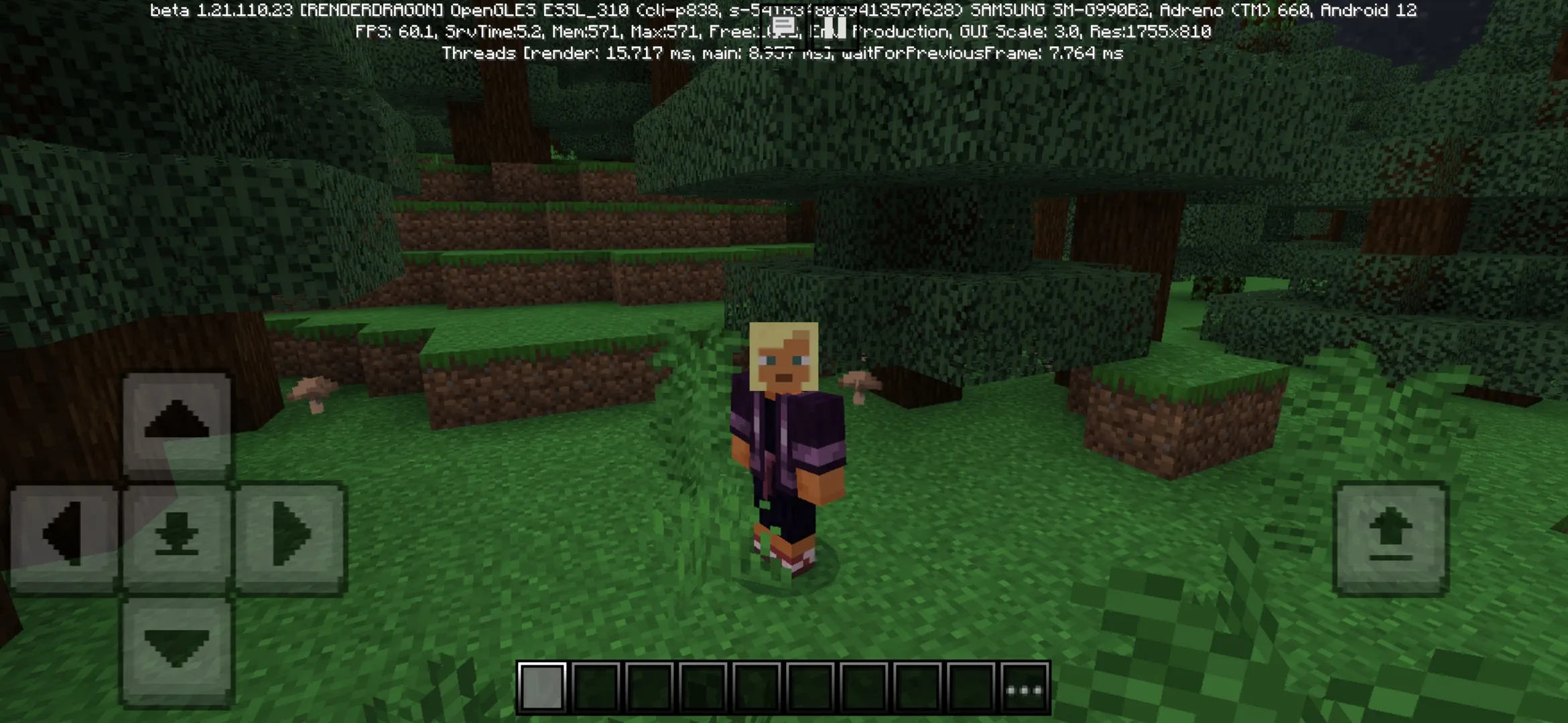 Nature from Darkness Texture Pack for Minecraft PE