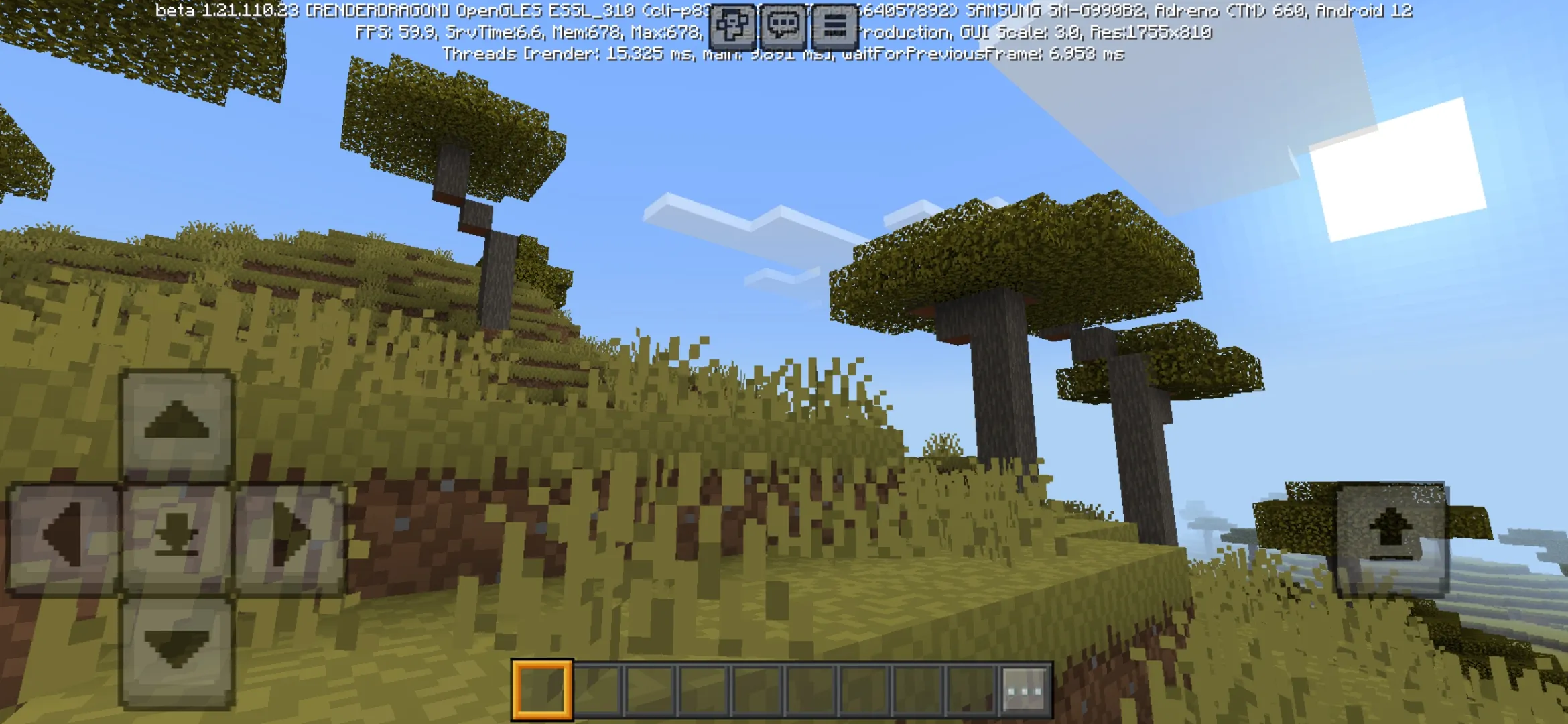 Nature from Smooth Pixels Texture Pack for Minecraft PE