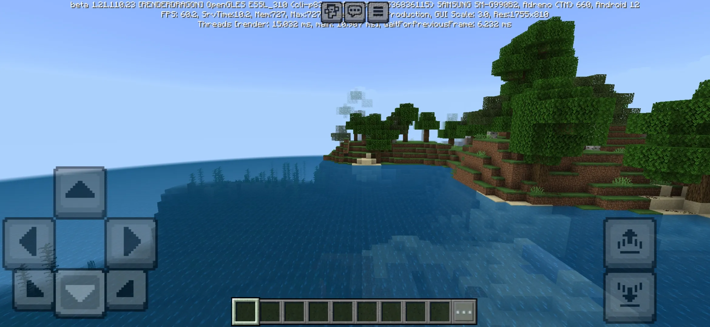Options from Gamma Optimizer Texture Pack for Minecraft PE