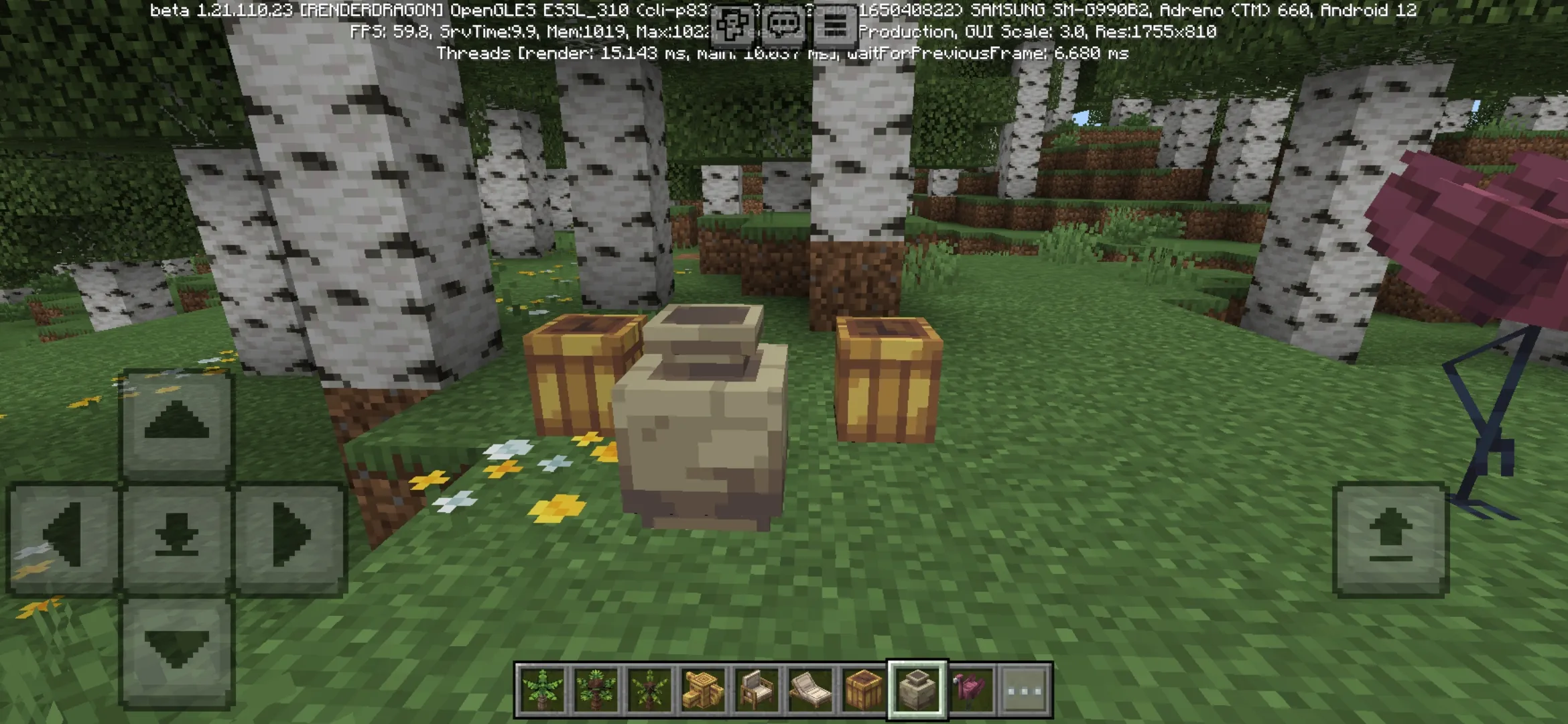 Pots from Beachside Furniture Mod for Minecraft PE