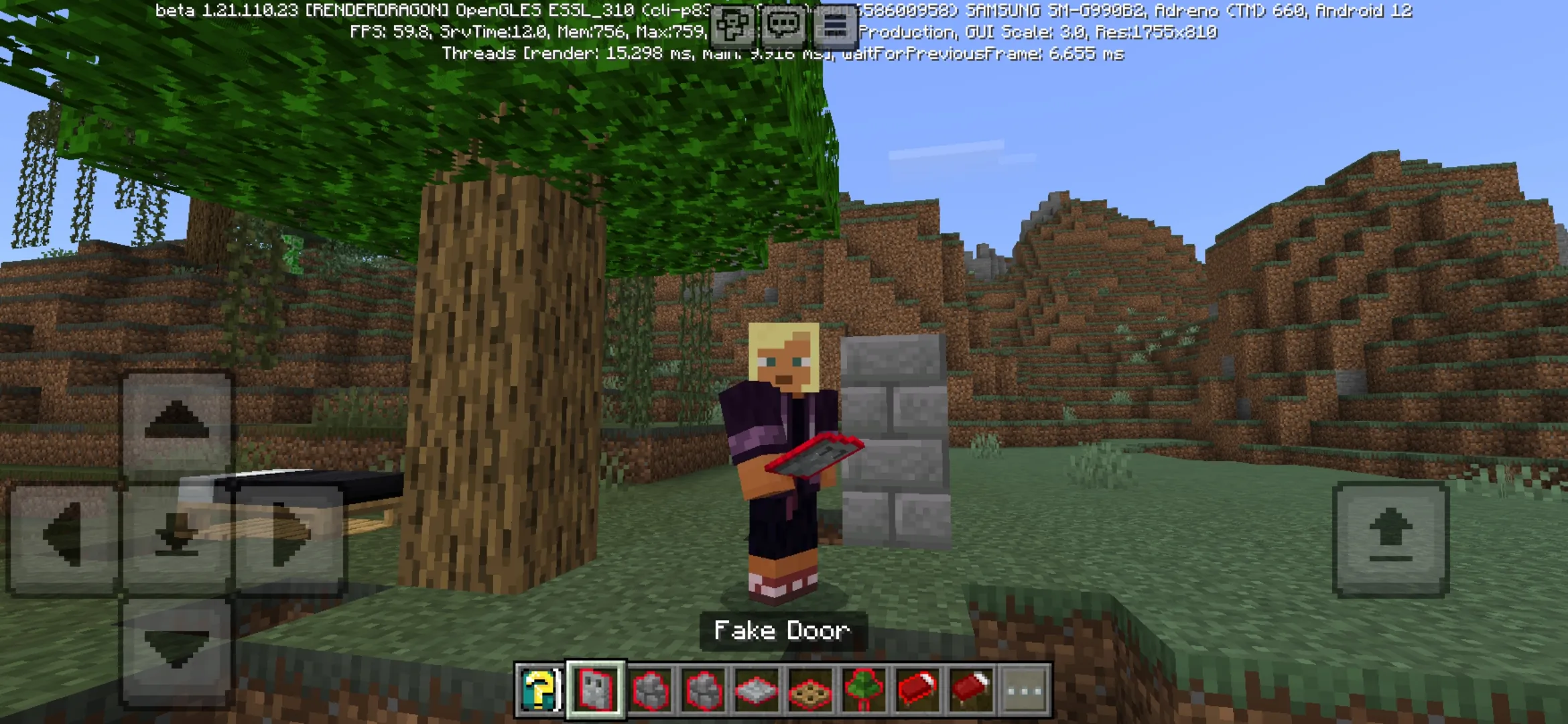 Secret Doors Mod for Minecraft PE