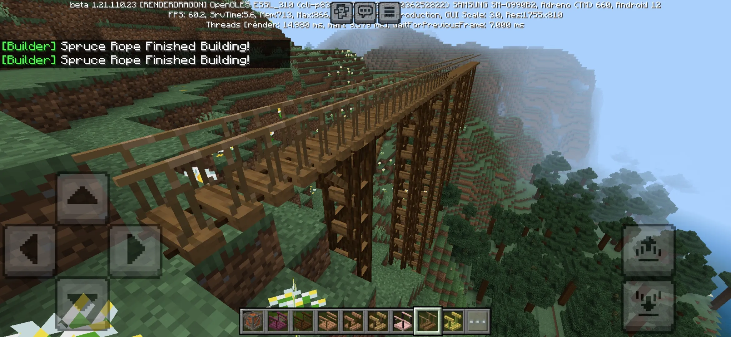 Spruce from Bridges Mod for Minecraft PE