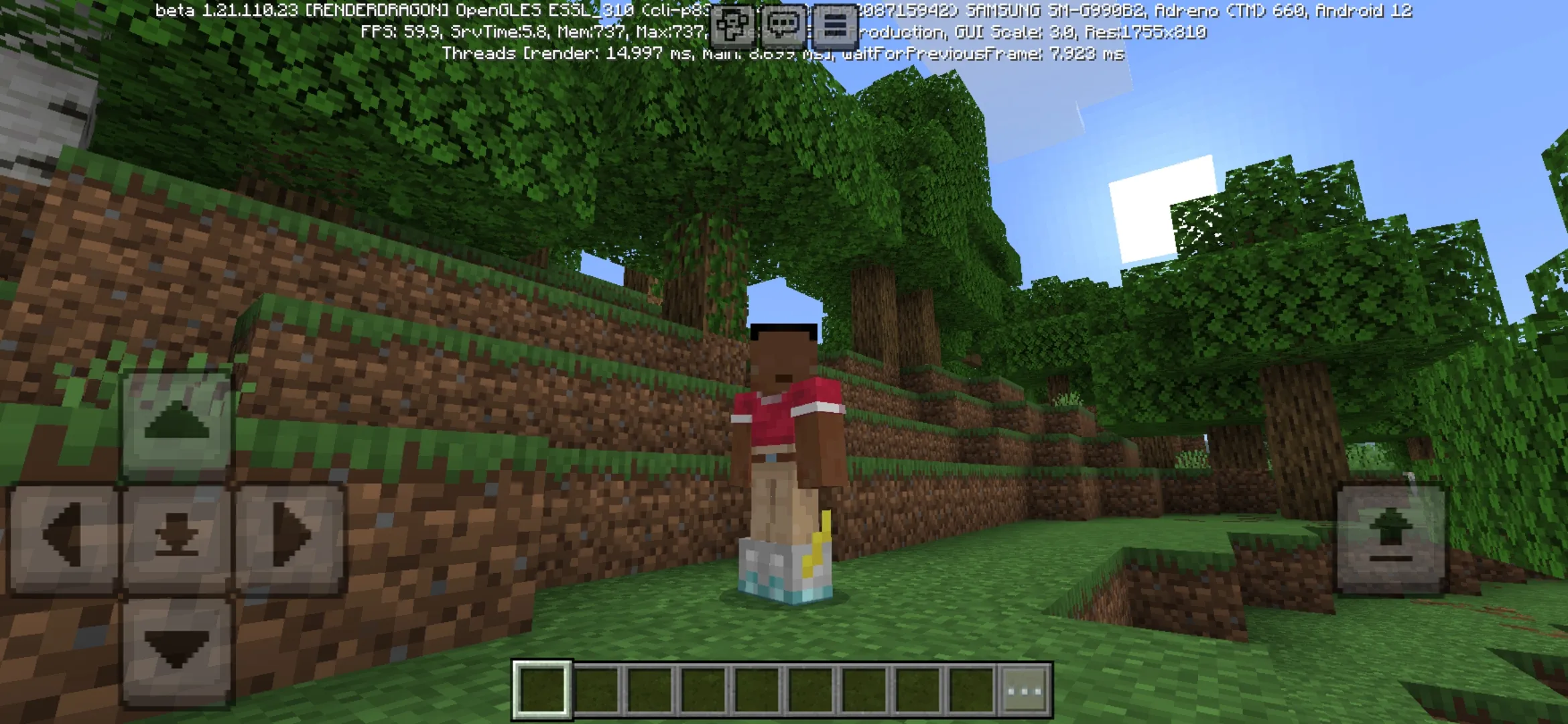 Start from Cloud Boots Mod for Minecraft PE