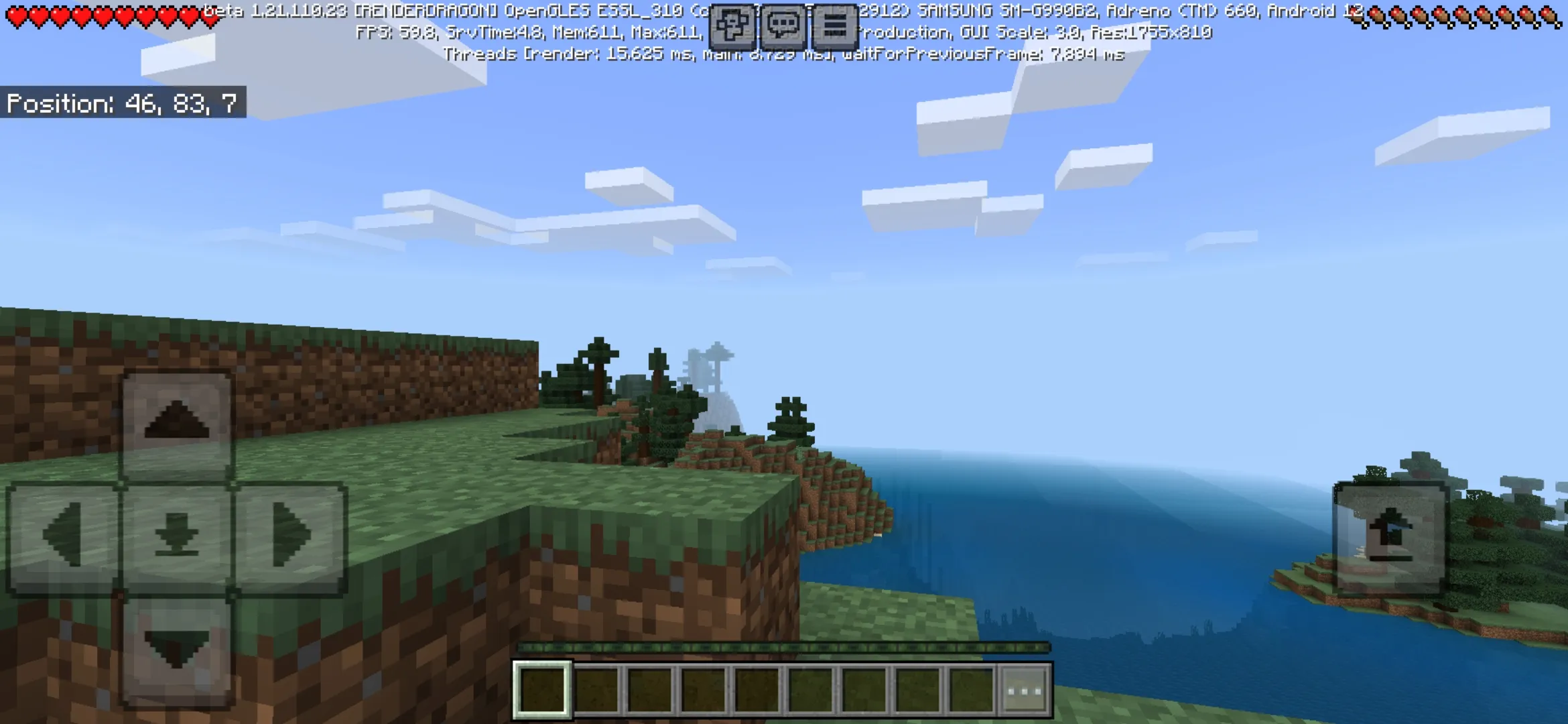 Start from Old World Generation Map for Minecraft PE