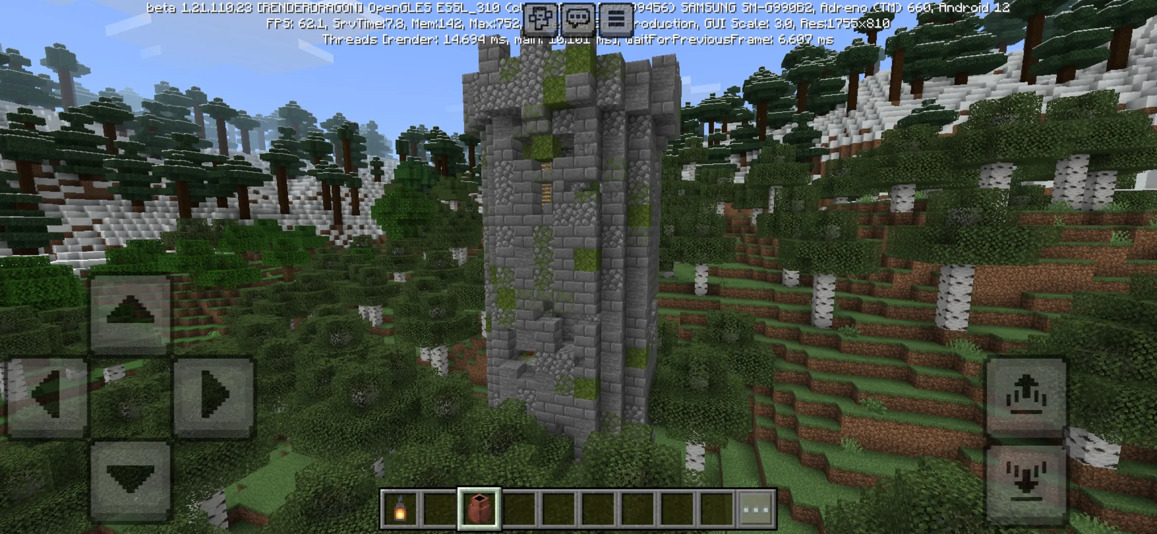 Structure from Dungeon Raiders Mod for Minecraft PE