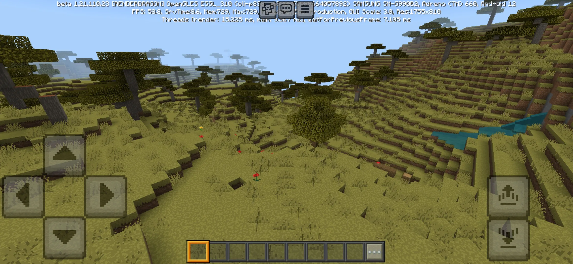 Top View from Smooth Pixels Texture Pack for Minecraft PE