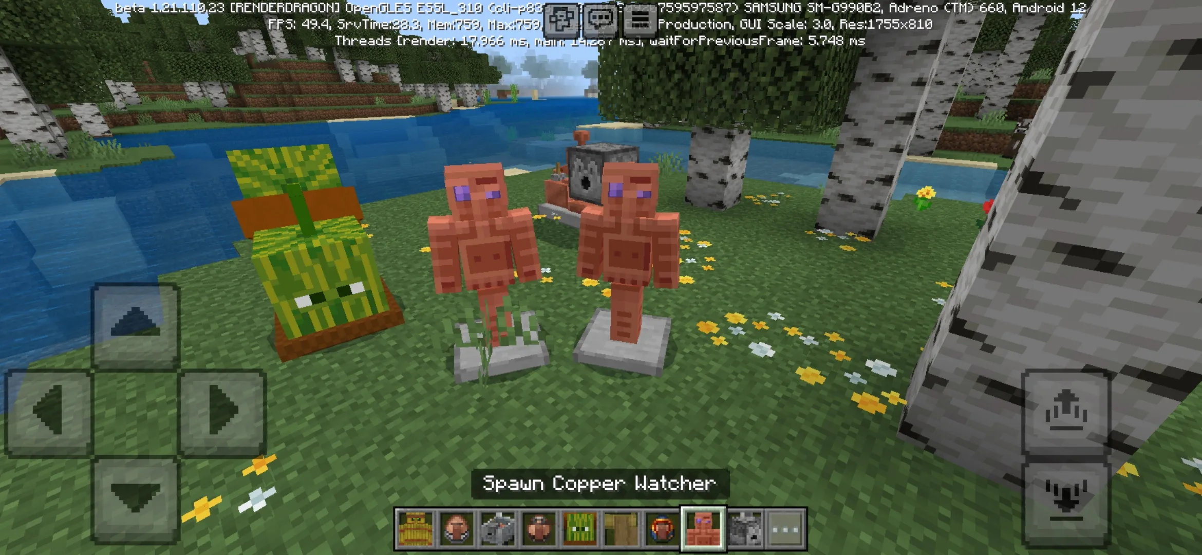 Watcher from Soldier Villager Mod for Minecraft PE