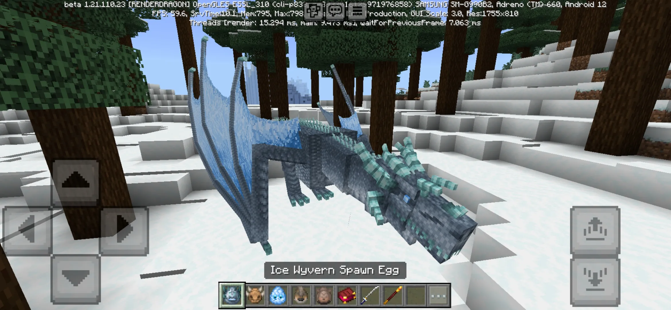 Wyvern from TerraNova Mod for Minecraft PE