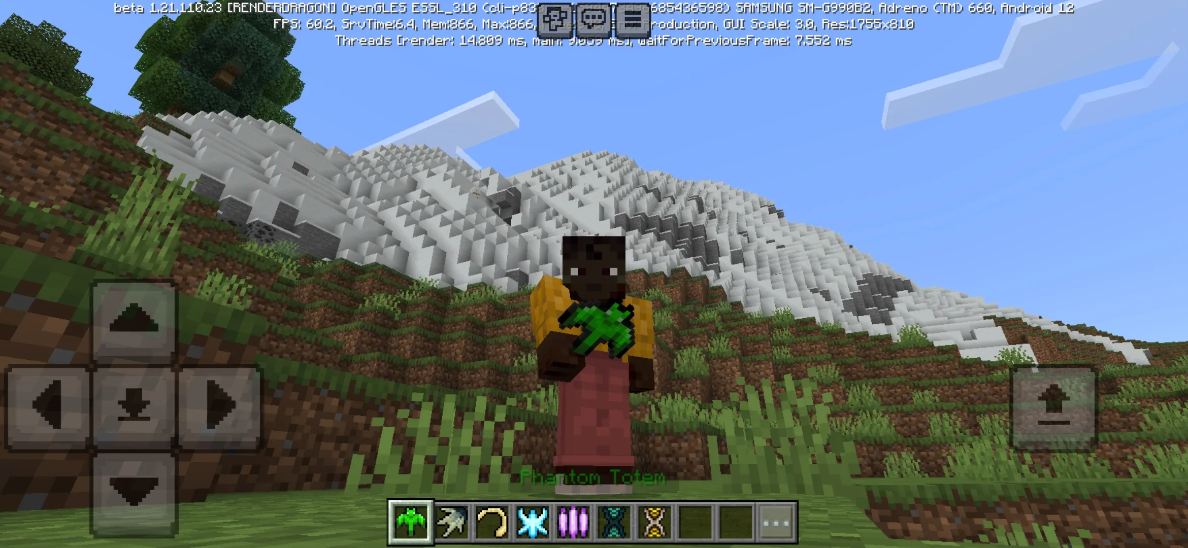 Abilities from Kaiju Craft Mod for Minecraft PE
