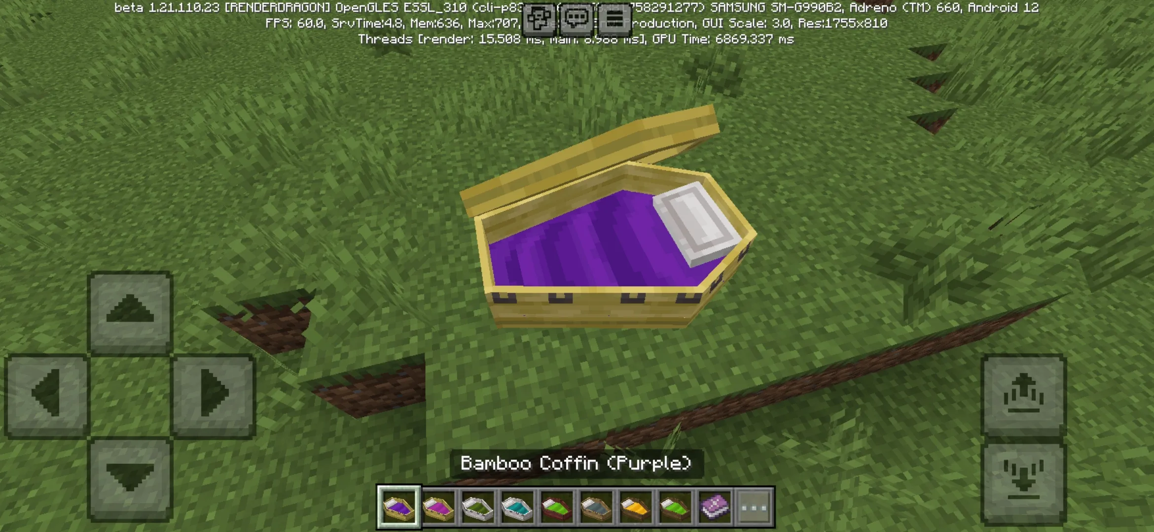 Bamboo from Sleeping Coffins Mod for Minecraft PE