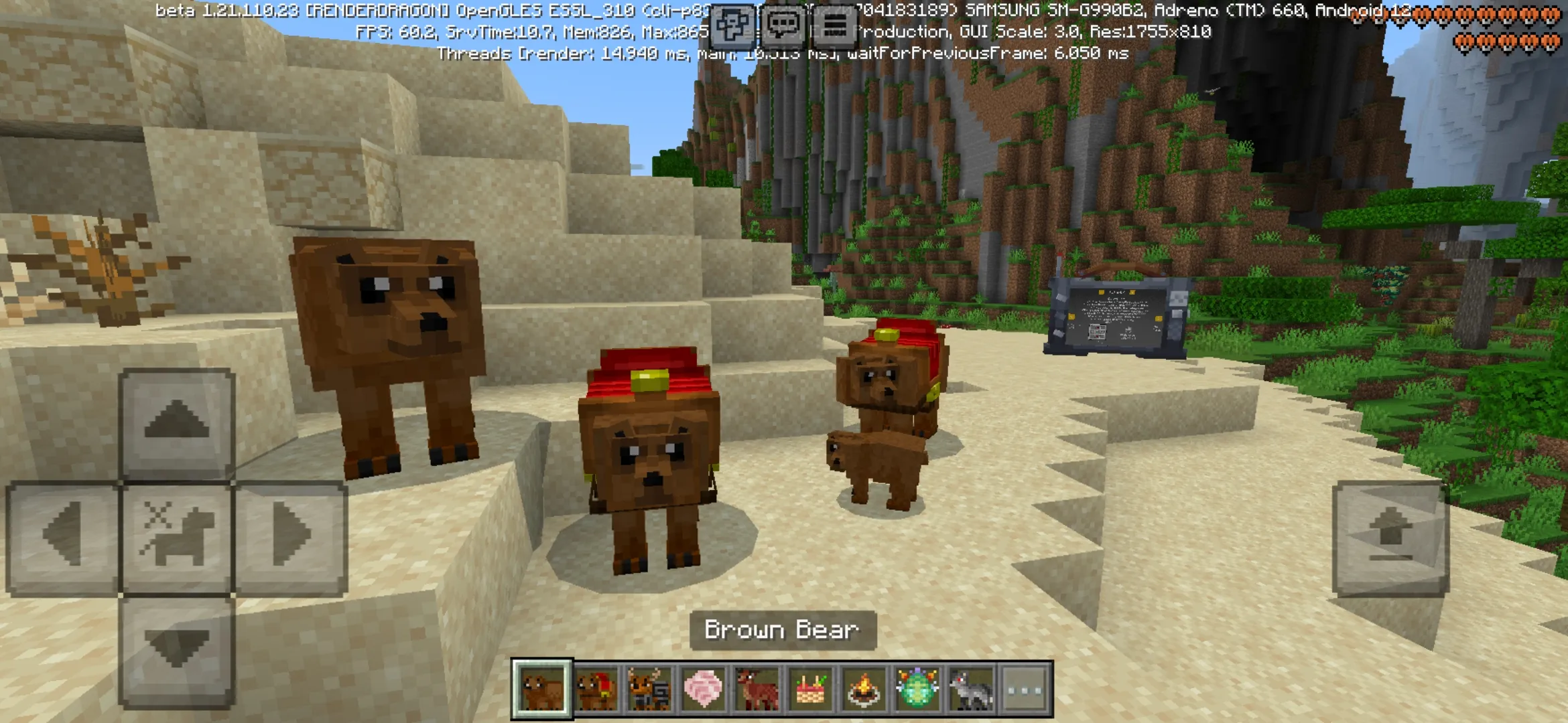 Bears from Camping Mod for Minecraft PE