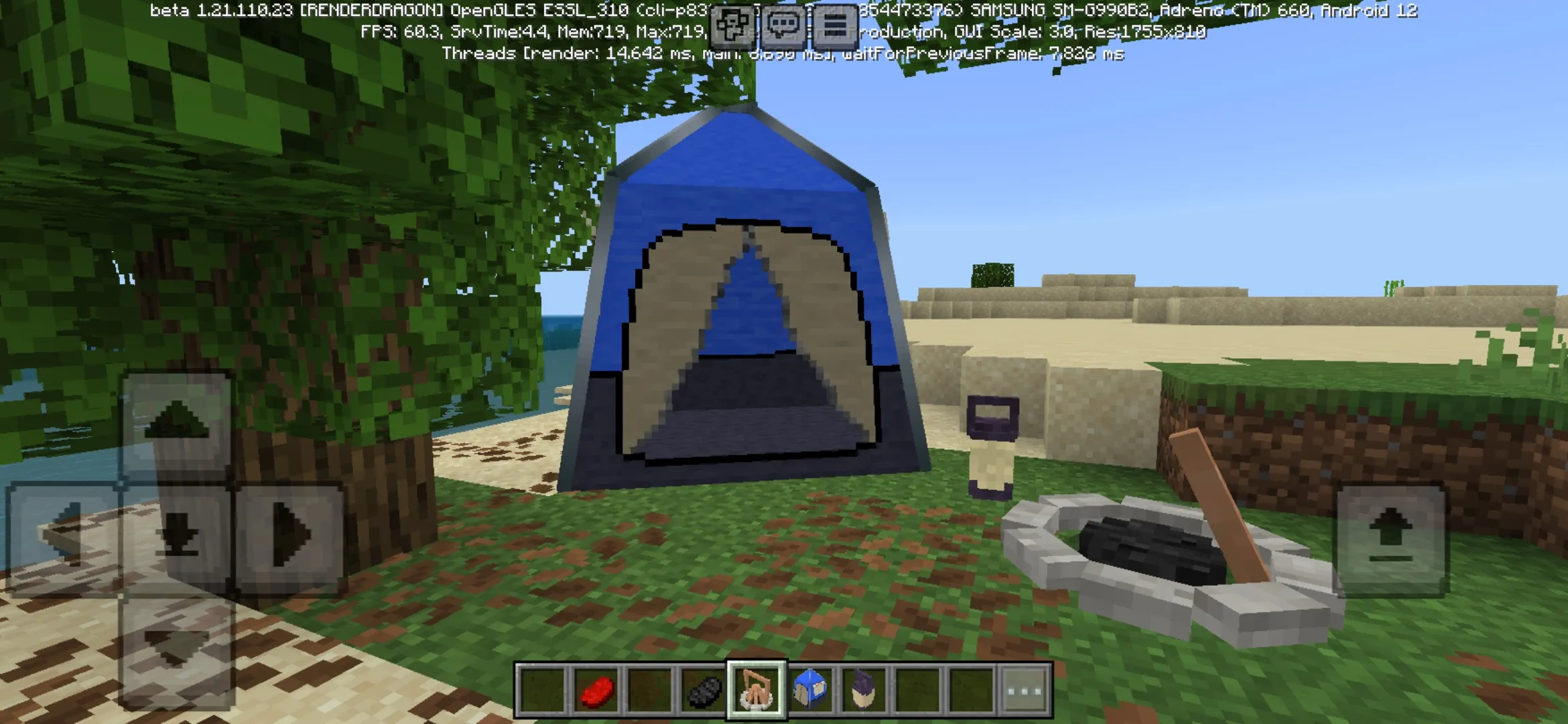 Camping Mod for Minecraft PE