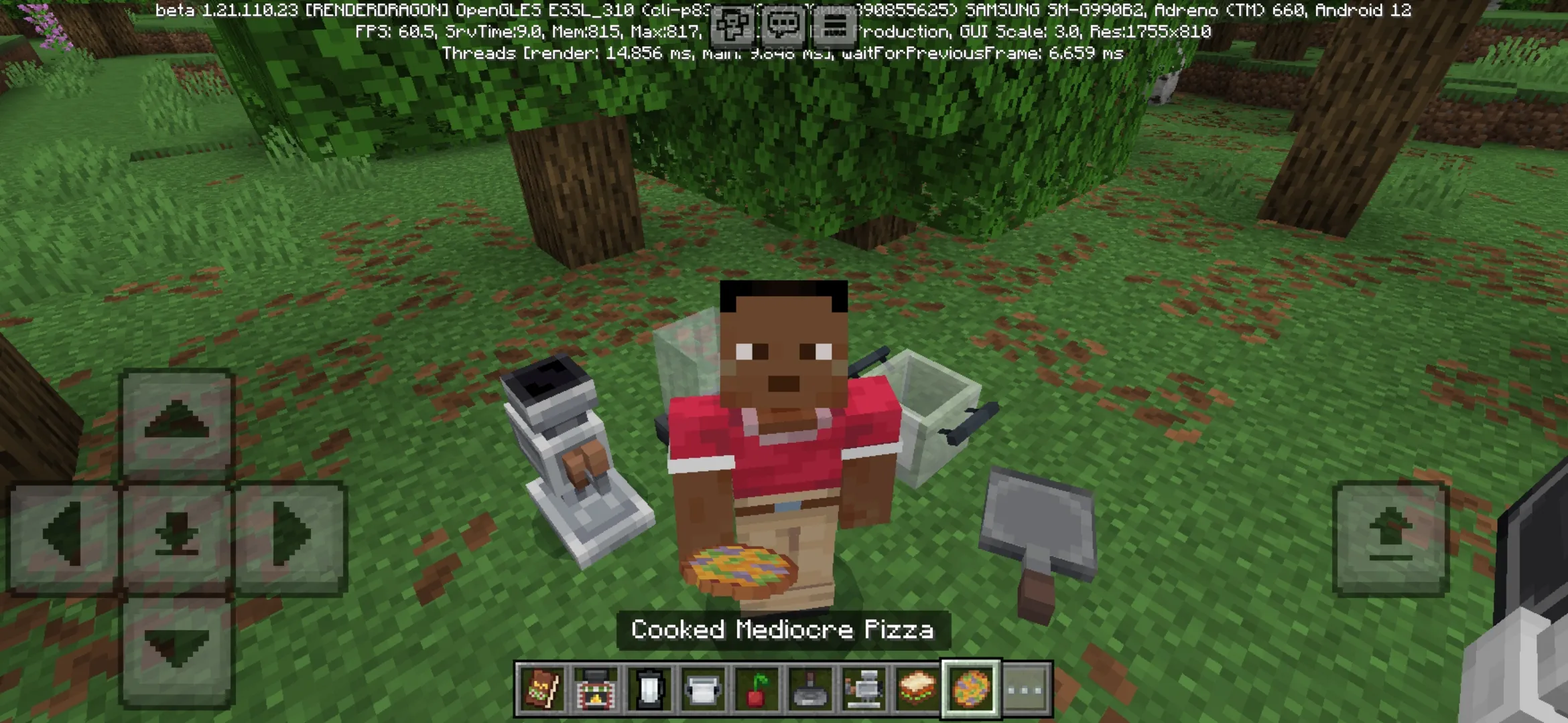 Cooking Mod for Minecraft PE