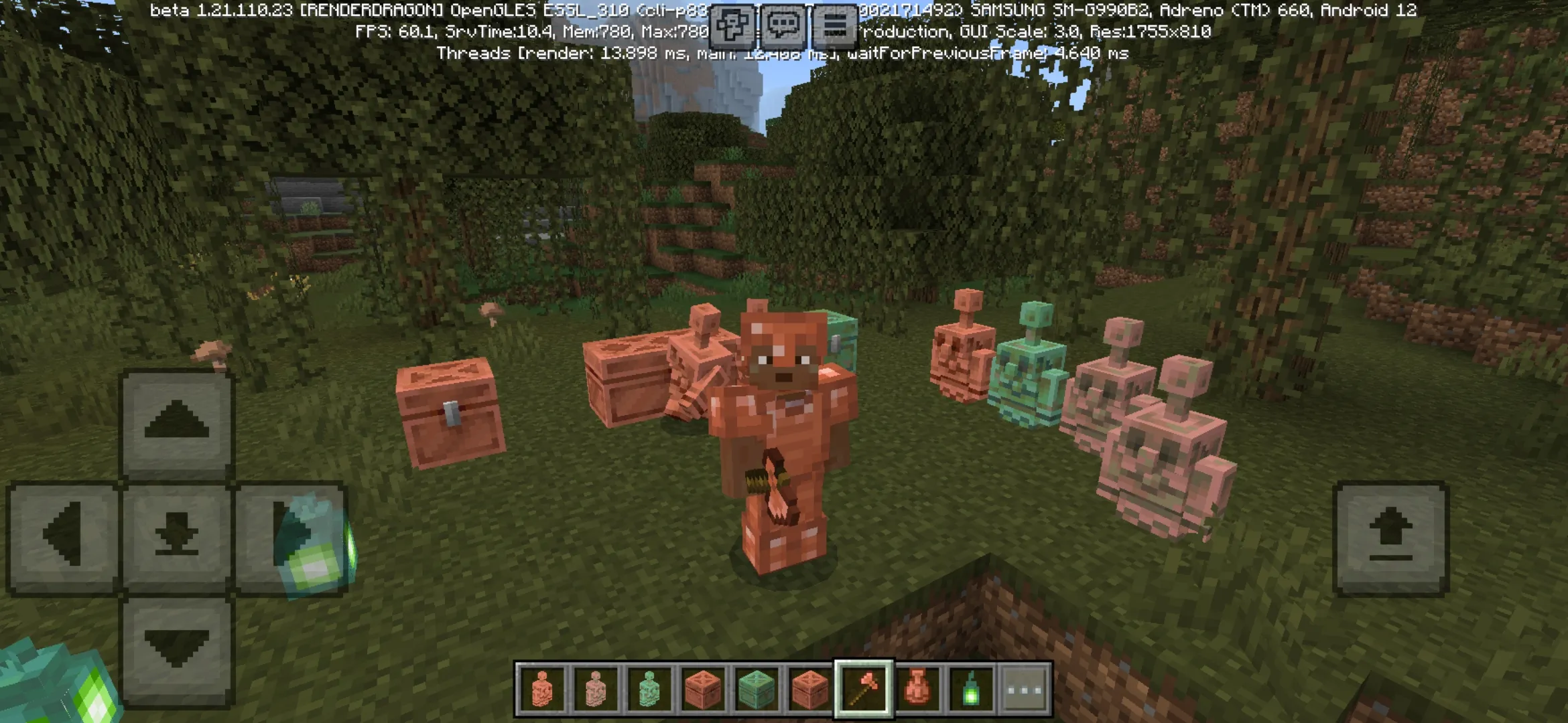 Copper from Minecraft PE 1.21
