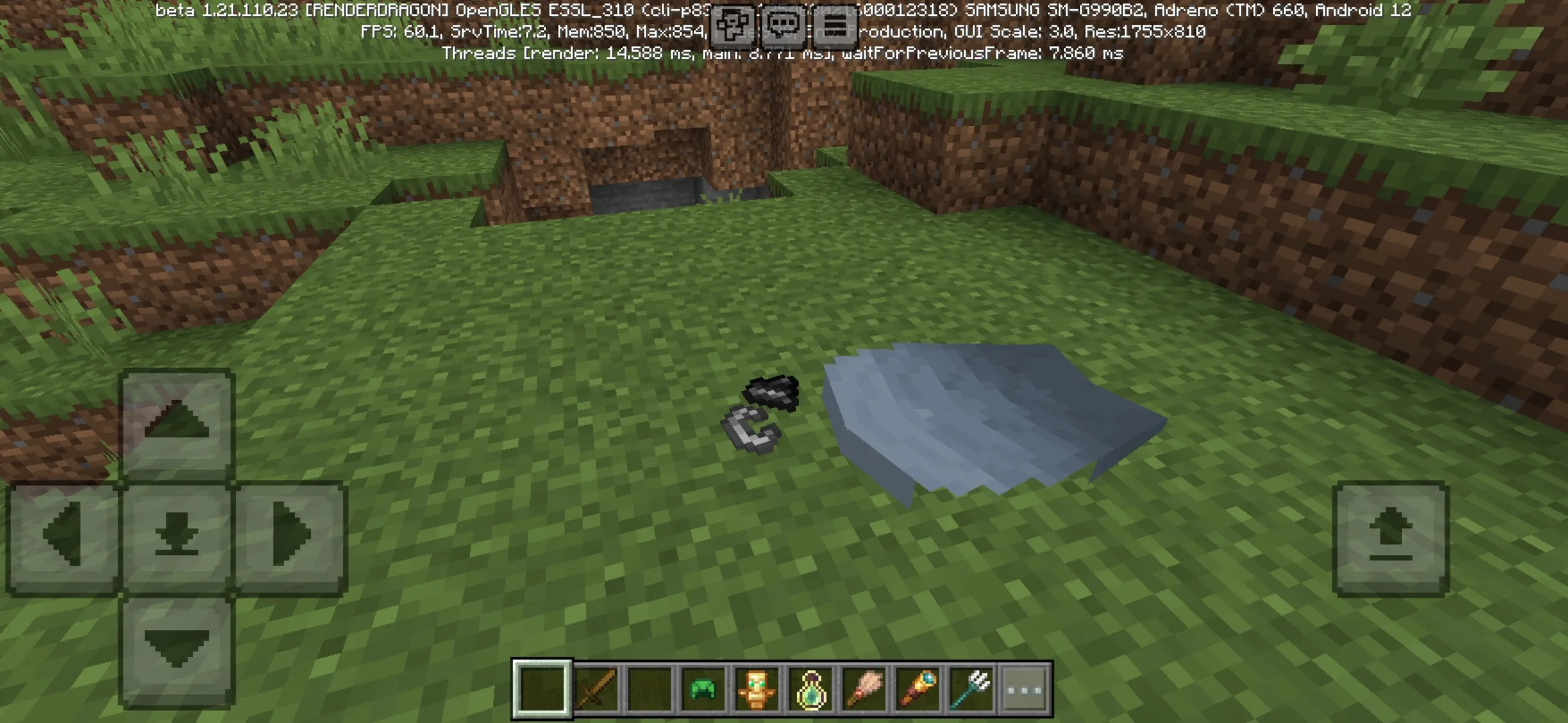 Elytra from Item Physics Mod for Minecraft PE