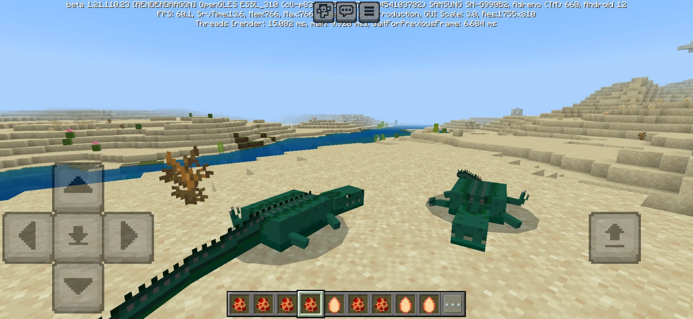 Enemies from Jurassic World Mod for Minecraft PE