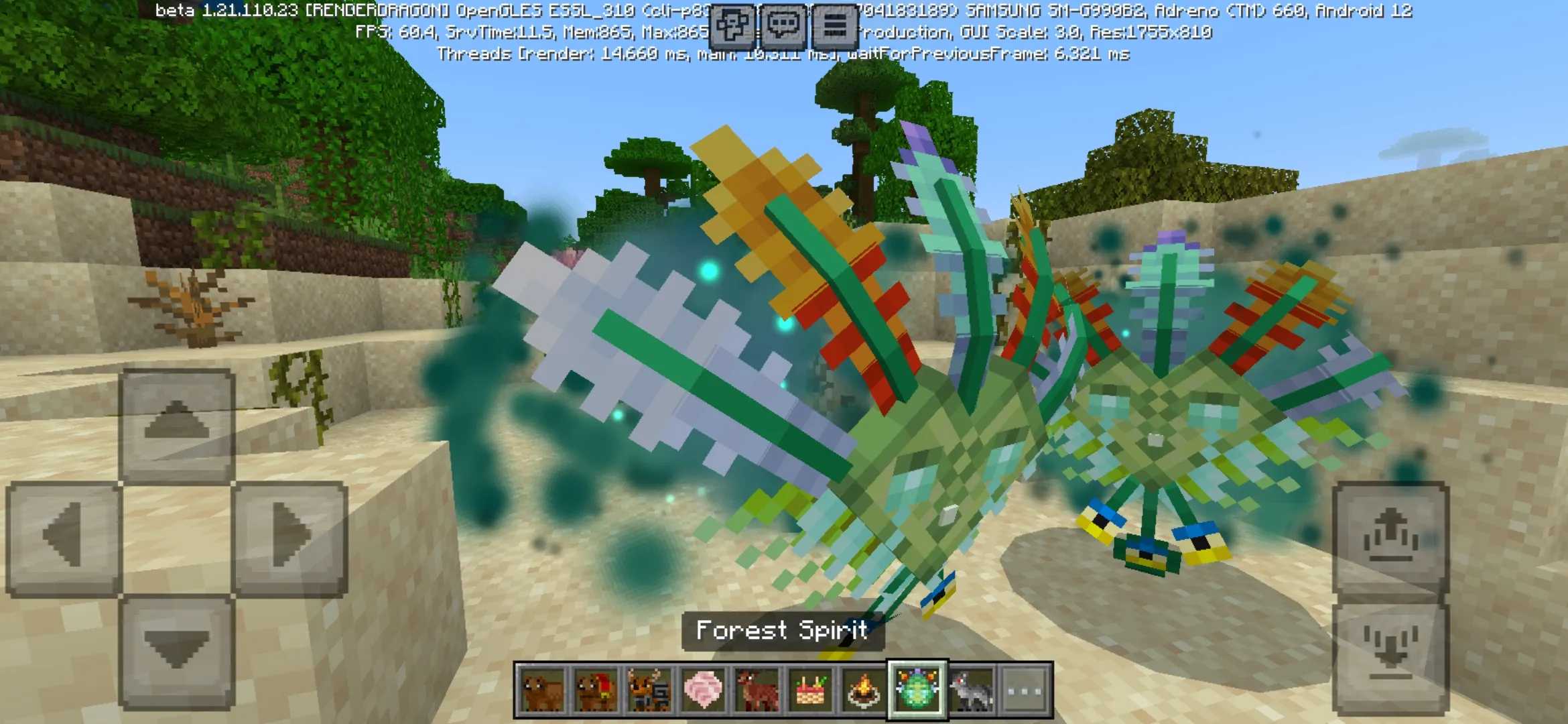 Forest Spirit from Camping Mod for Minecraft PE