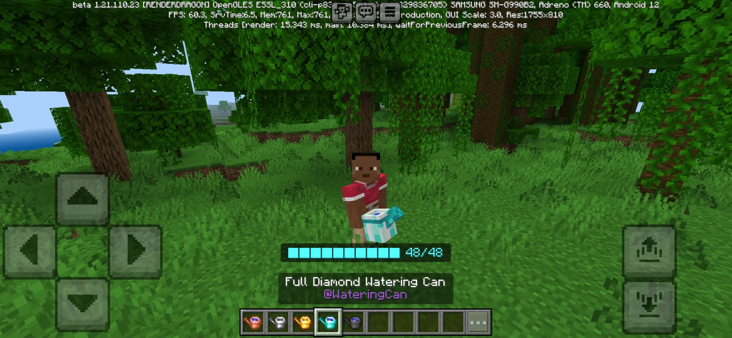 Full from Watering Cans Mod for Minecraft PE