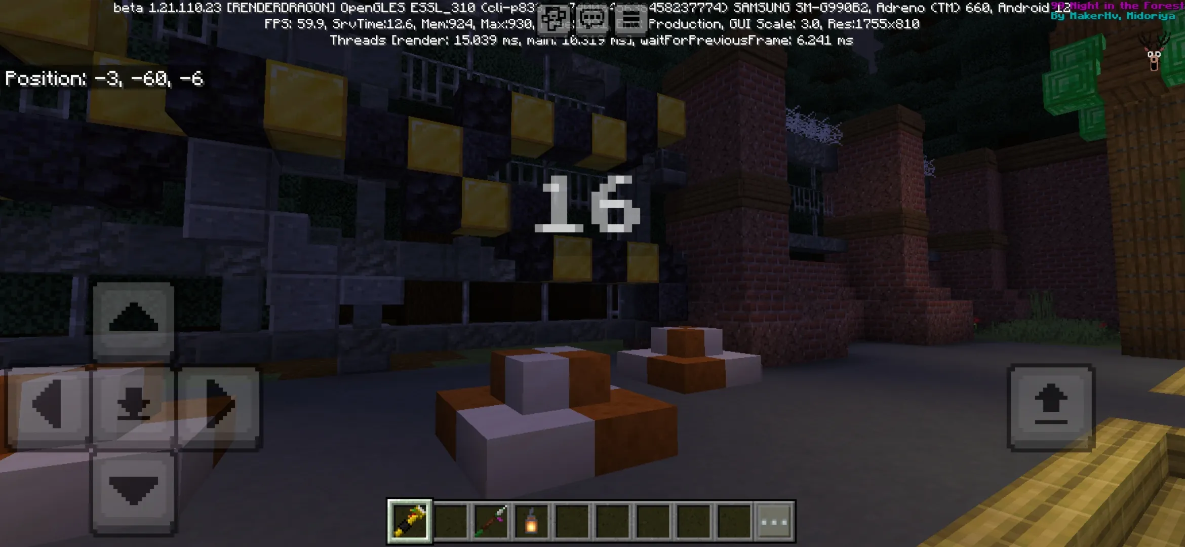Get Ready from 99 Night Forest Map for Minecraft PE