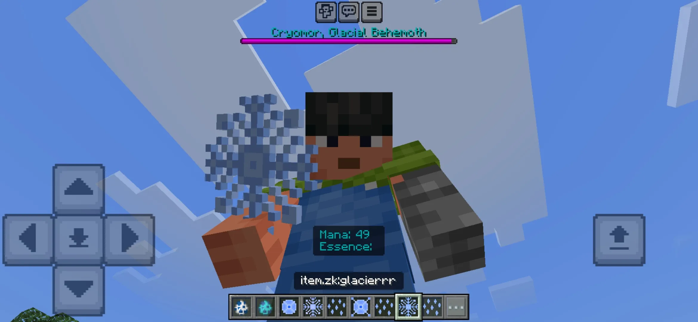 Glacier from Frost Magic Mod for Minecraft PE