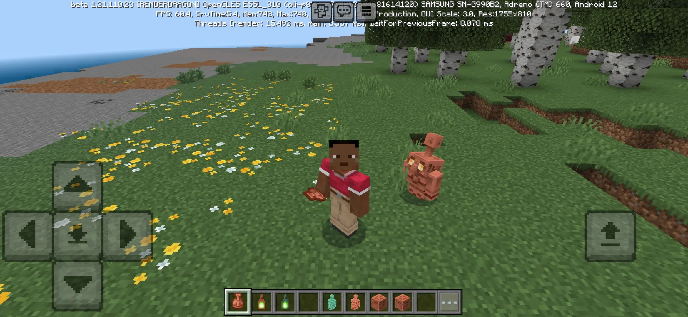 Golem from Minecraft PE 1.21