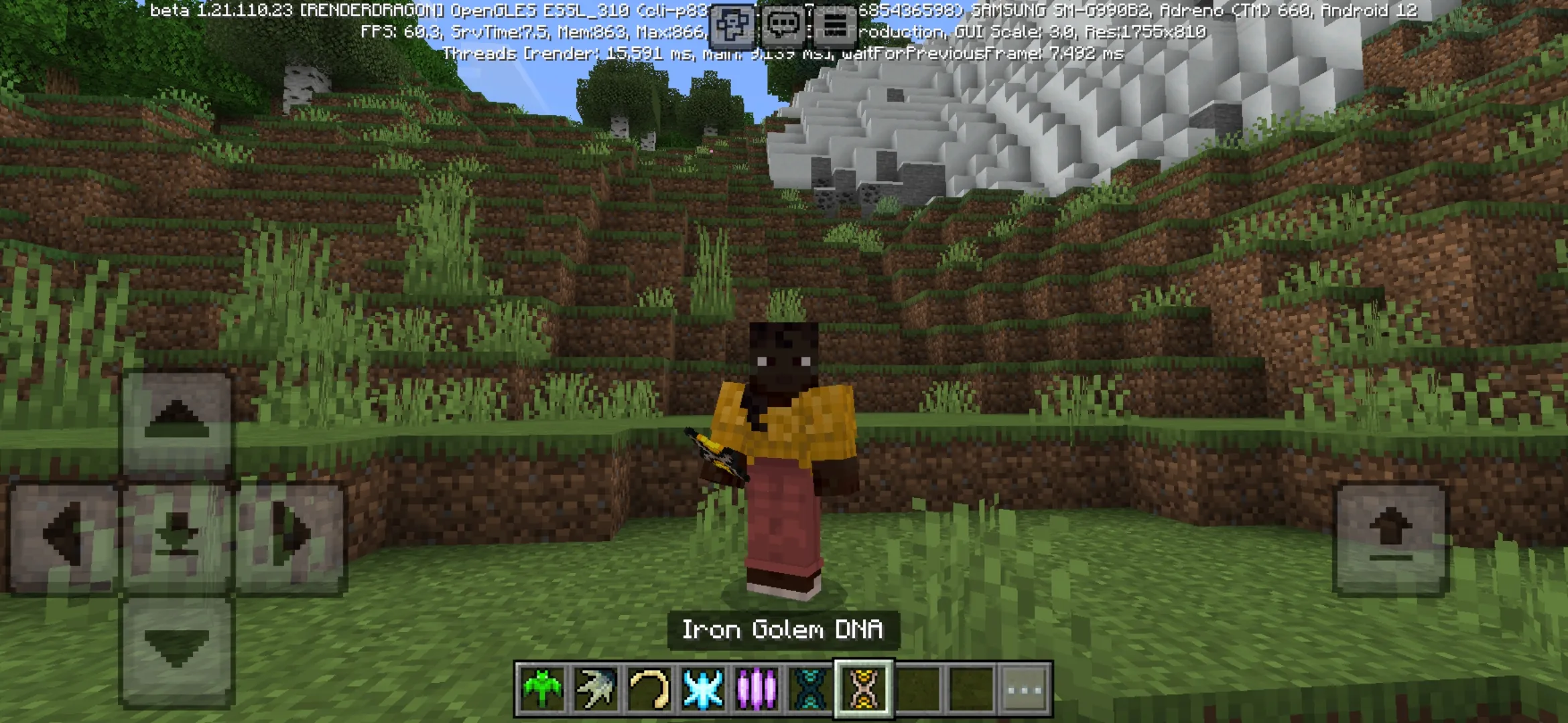 Iron Golem from Kaiju Craft Mod for Minecraft PE