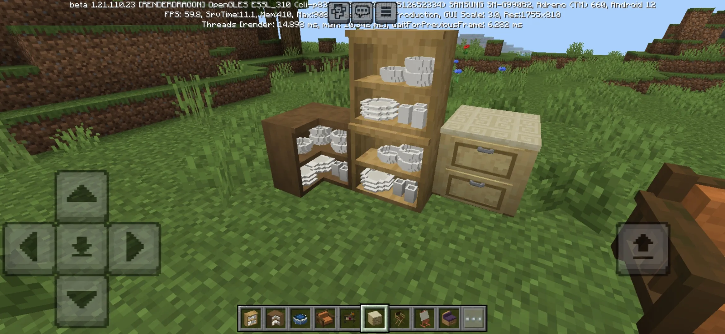 Items from Ghoulcraft Furniture Mod for Minecraft PE