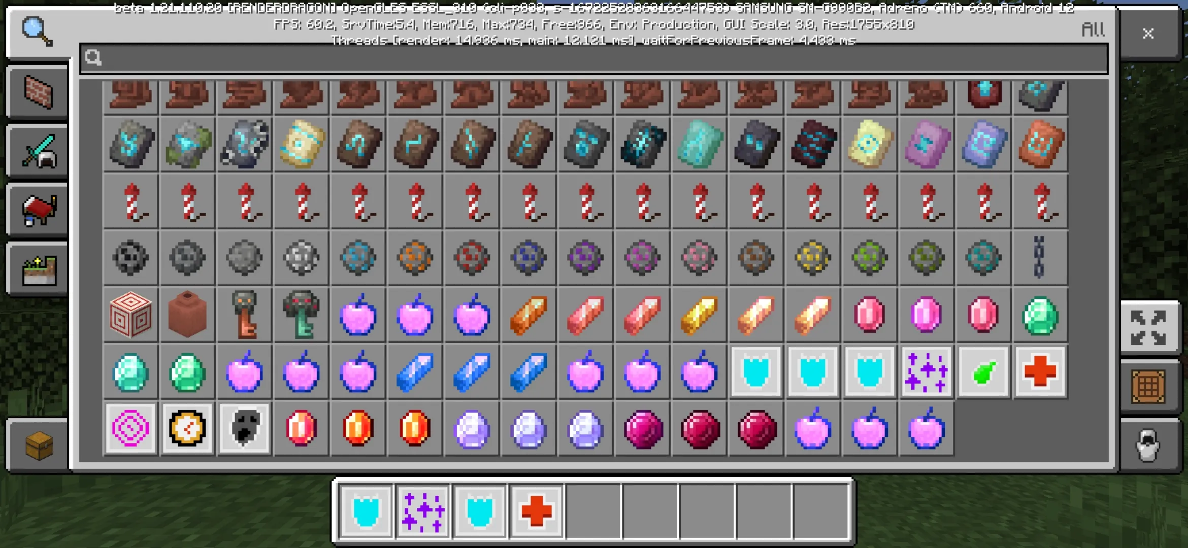 Items from My Little Pony Mod for Minecraft PE