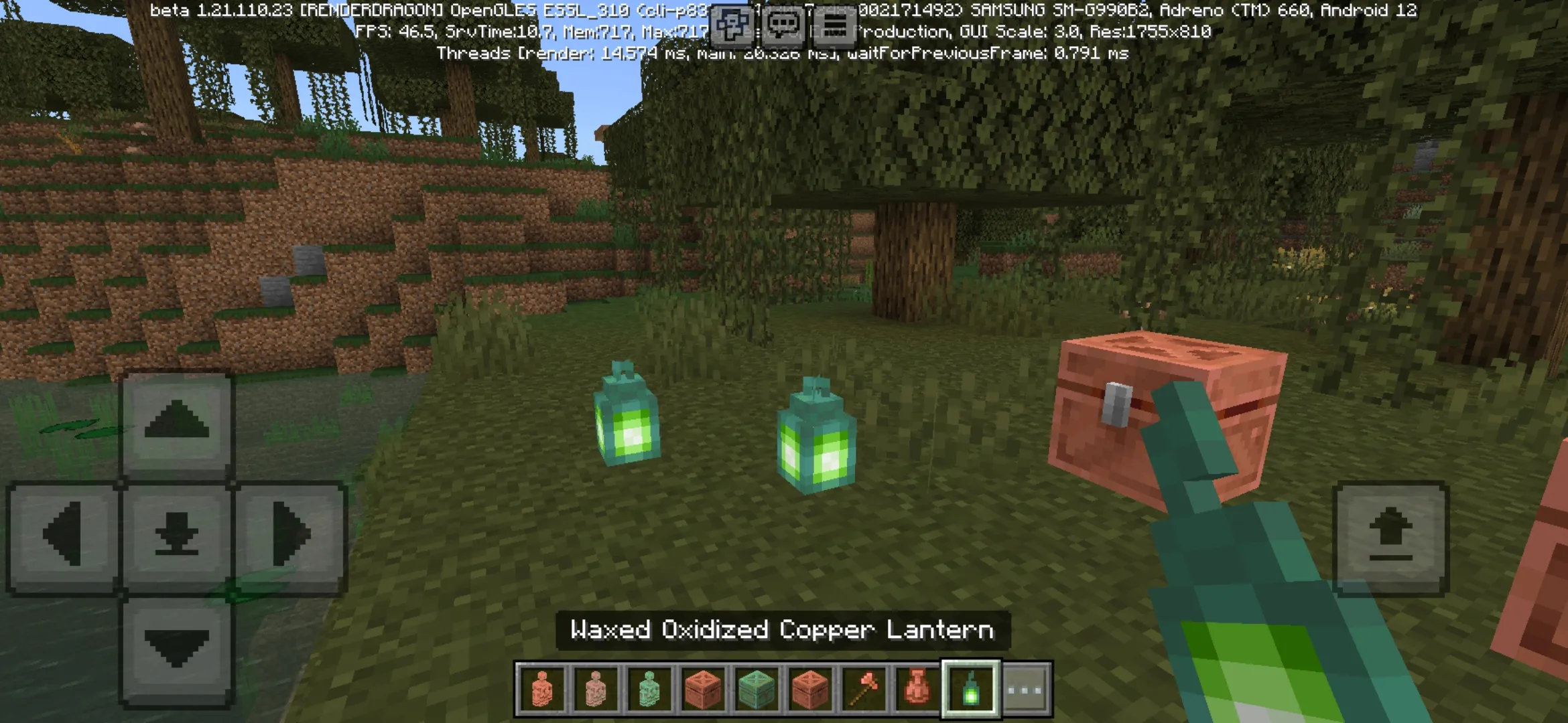 Lantern from Minecraft PE 1.21