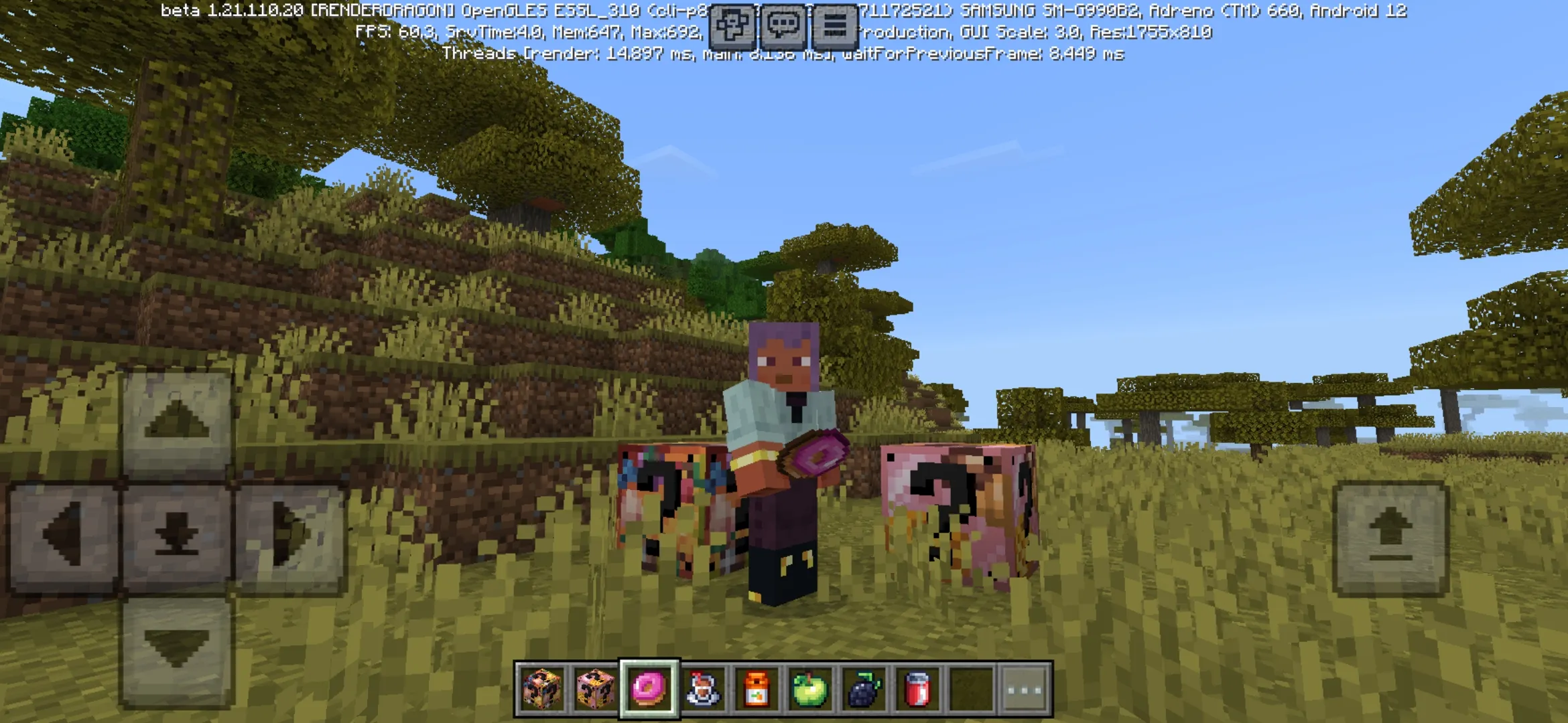 Lucky Foods Mod for Minecraft PE